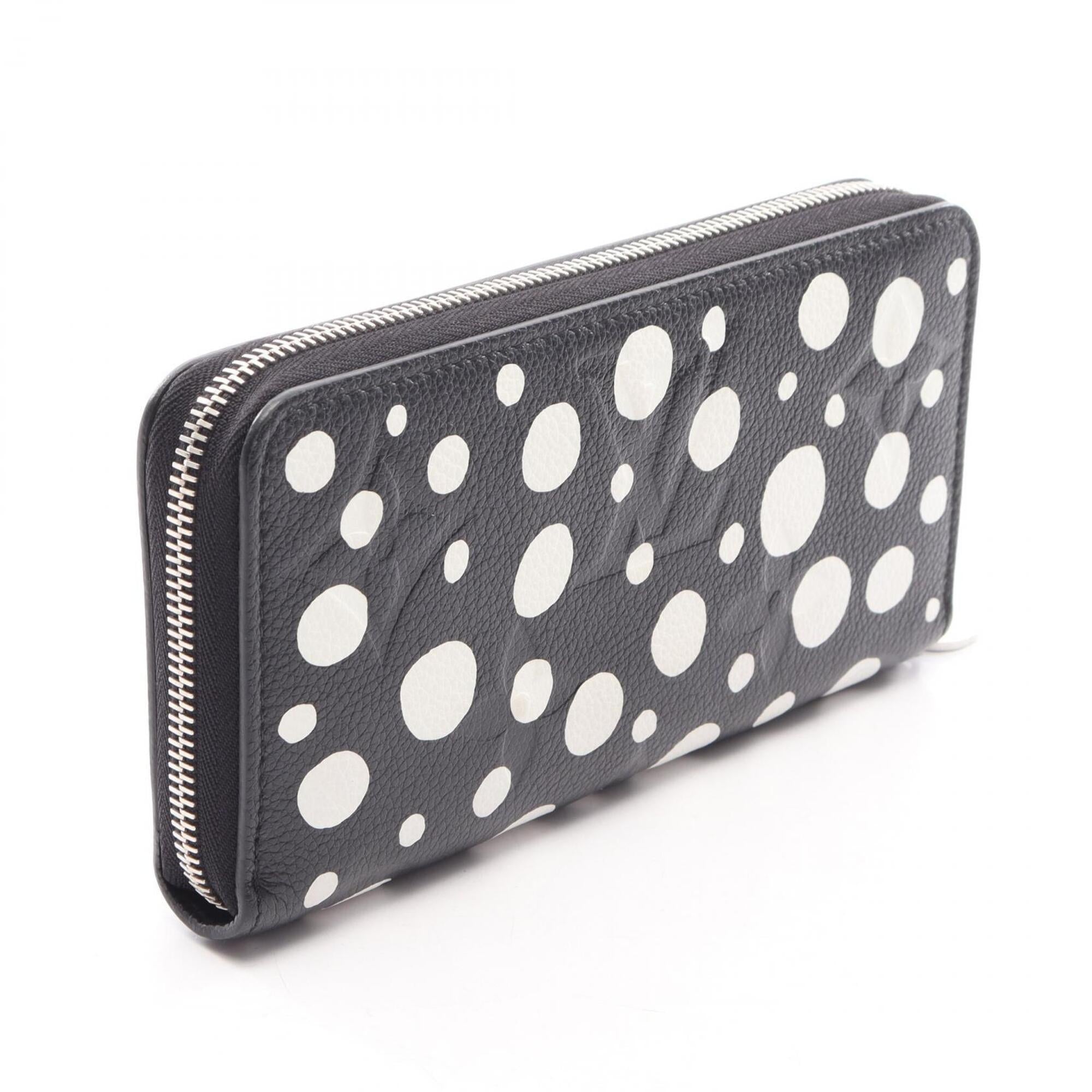 Louis Vuitton Black Noir White Monogram Empreinte Leather Long Wallet (Bi-Fold) (Pre-Owned)