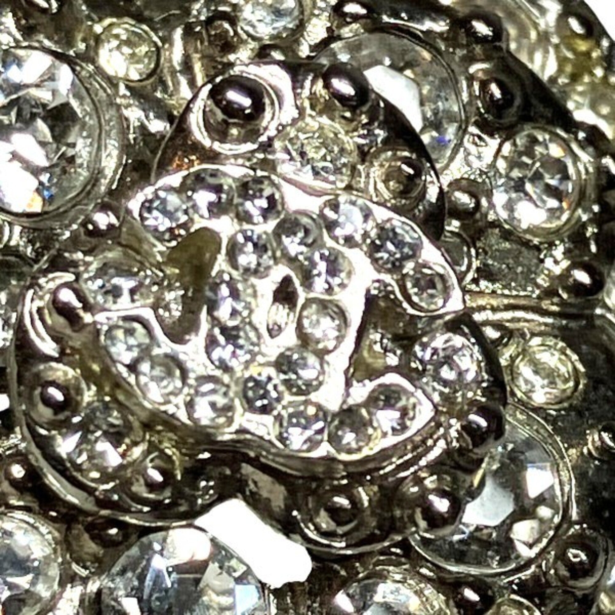 Chanel Silver Metal Band Ring (Pre-Owned)