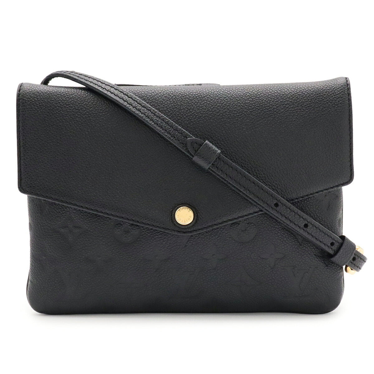 Louis Vuitton Noir Monogram Empreinte Leather Pochette Shoulder Bag (Pre-Owned)