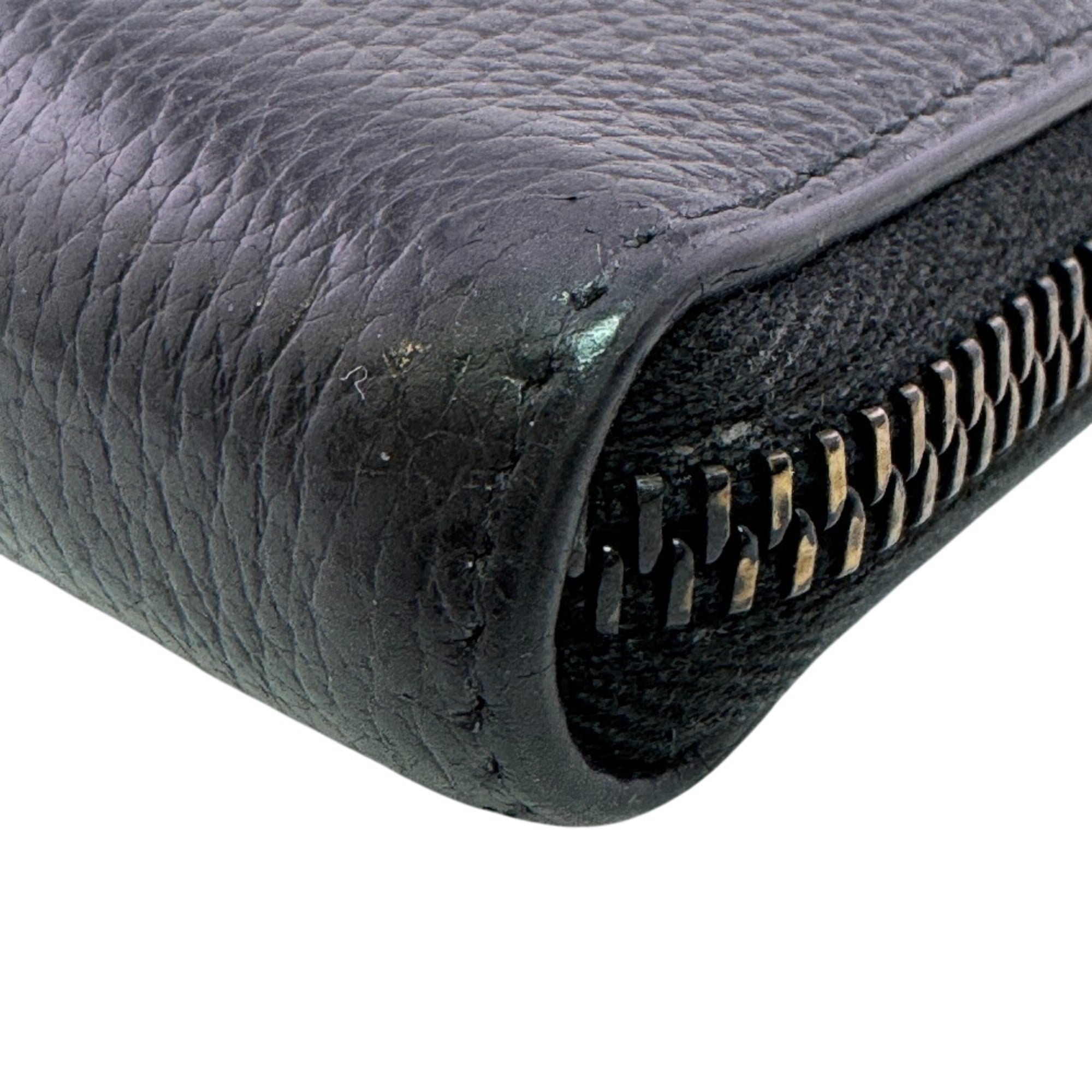 Balenciaga Black Leather Long Wallet (Bi-Fold) (Pre-Owned)