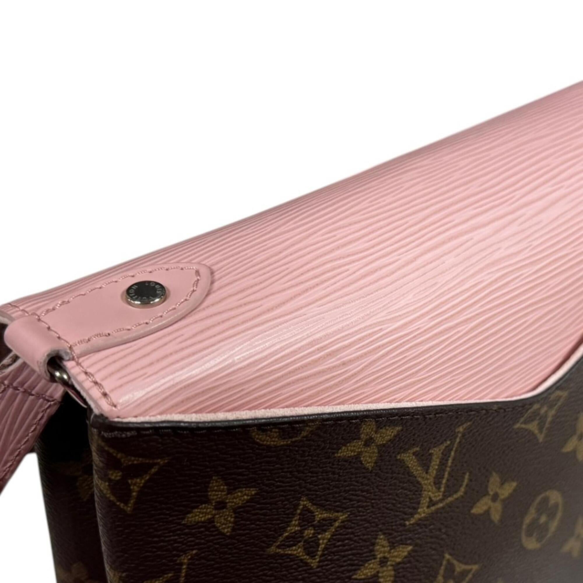 Louis Vuitton Monogram Brown Rose Ballerine Monogram Epi Leather Handbag Shoulder Bag (Pre-Owned)