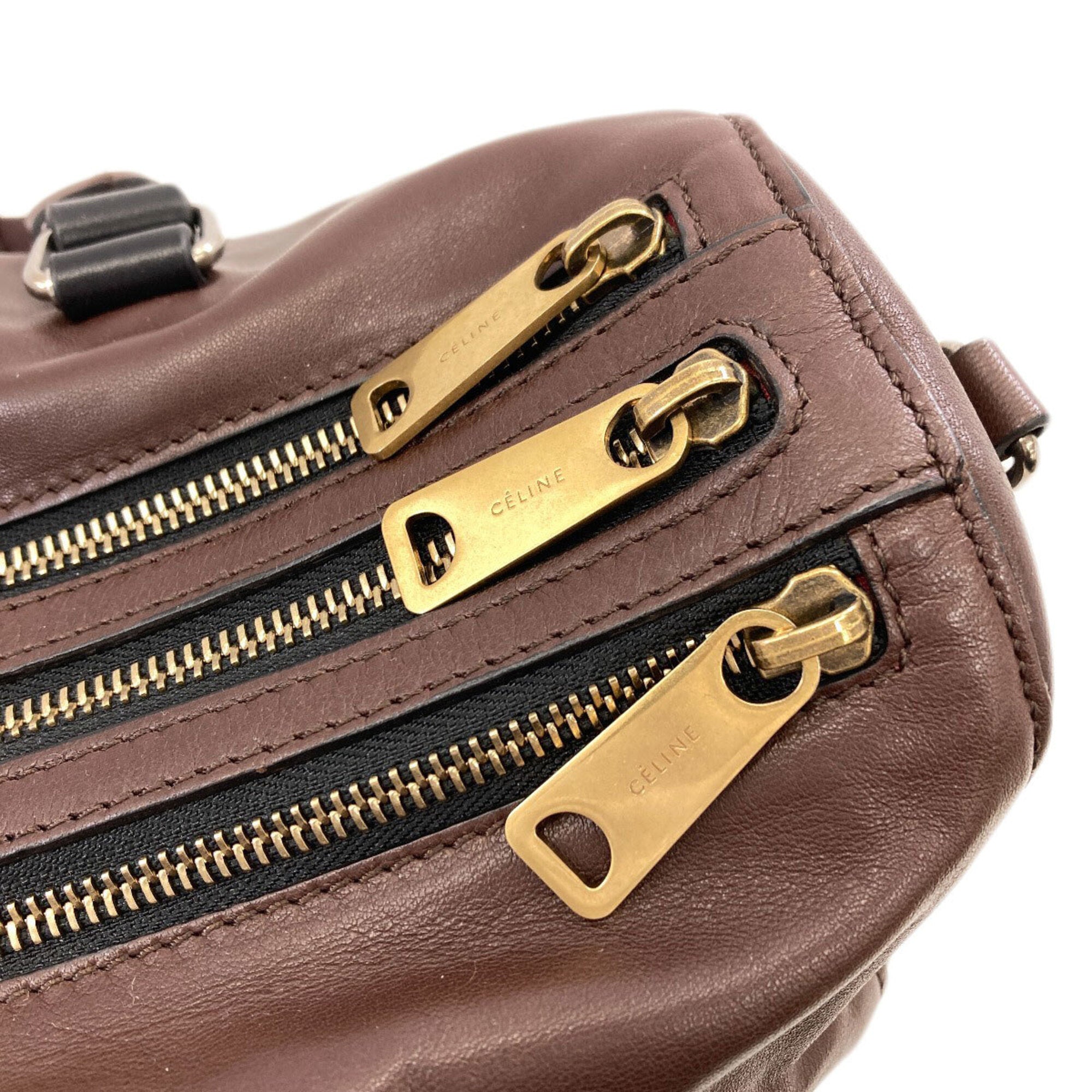Celine Brown Leather Handbag (Pre-Owned)