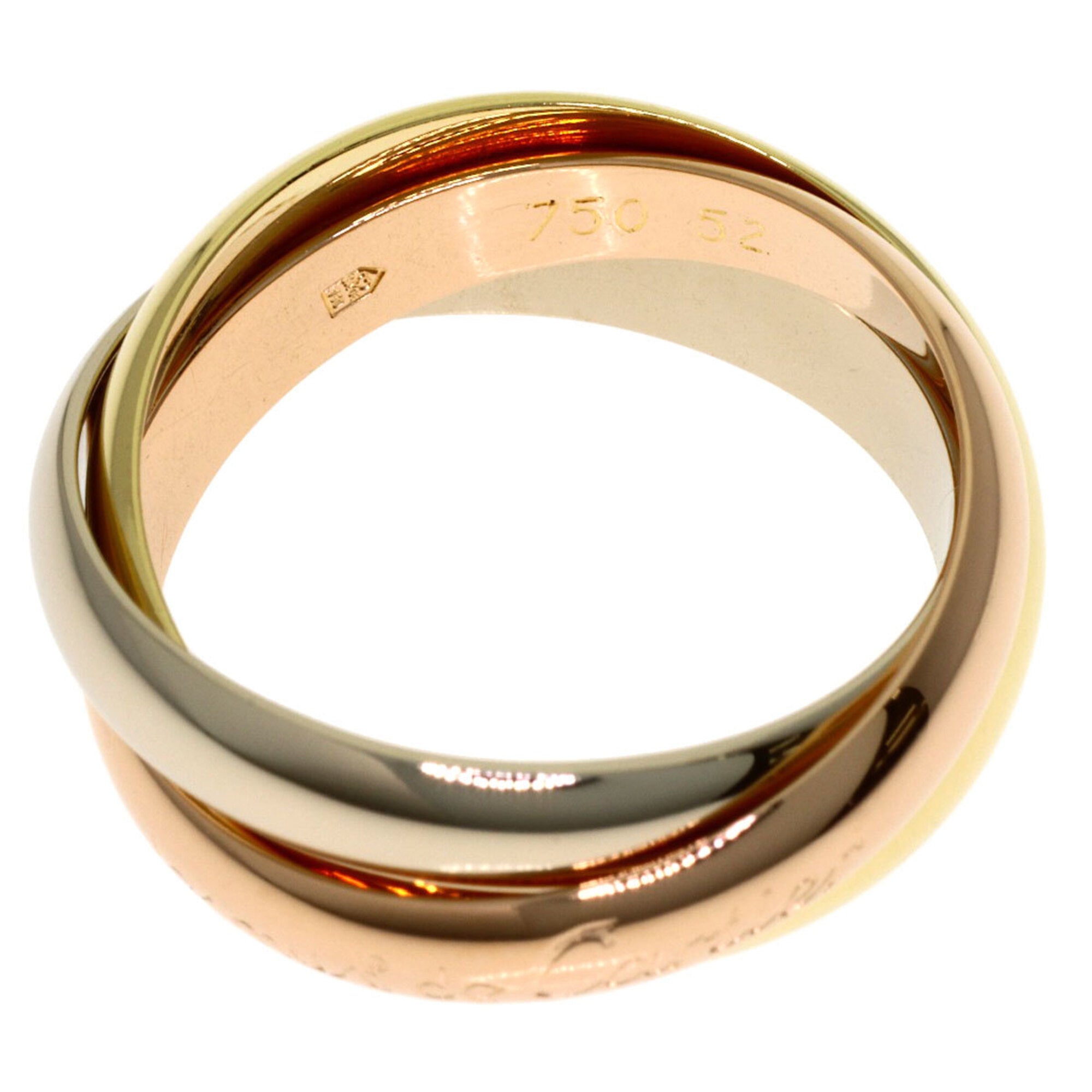 Cartier Yellow Gold (18K) Pink Gold (18K) White Gold (18K) Band Ring (Pre-Owned)