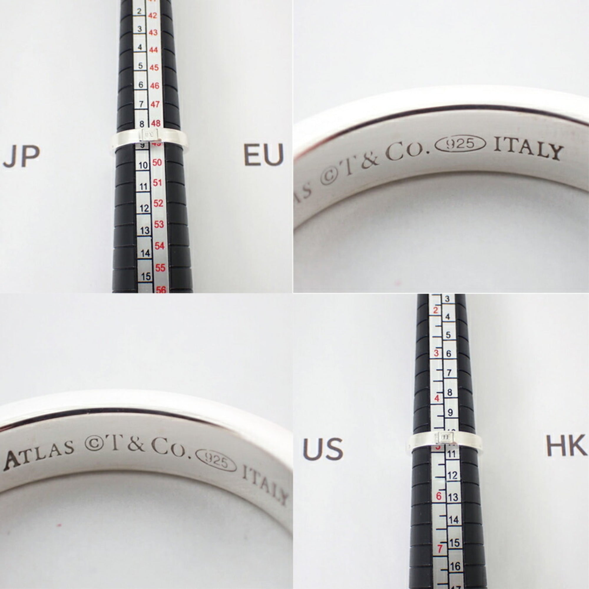 Tiffany Sterling Silver 925 Band Ring (Pre-Owned)