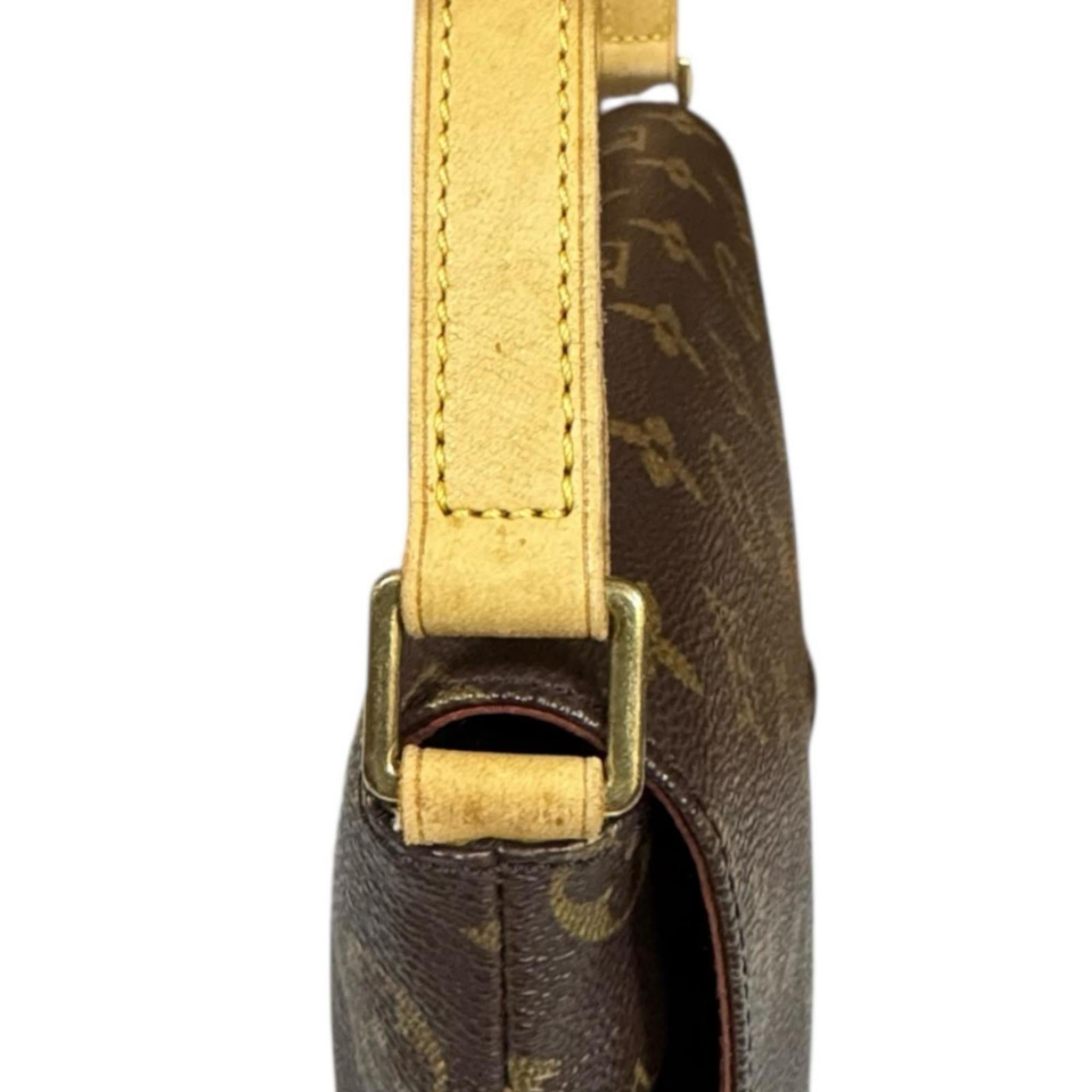 Louis Vuitton Brown Monogram Canvas Shoulder Bag (Pre-Owned)