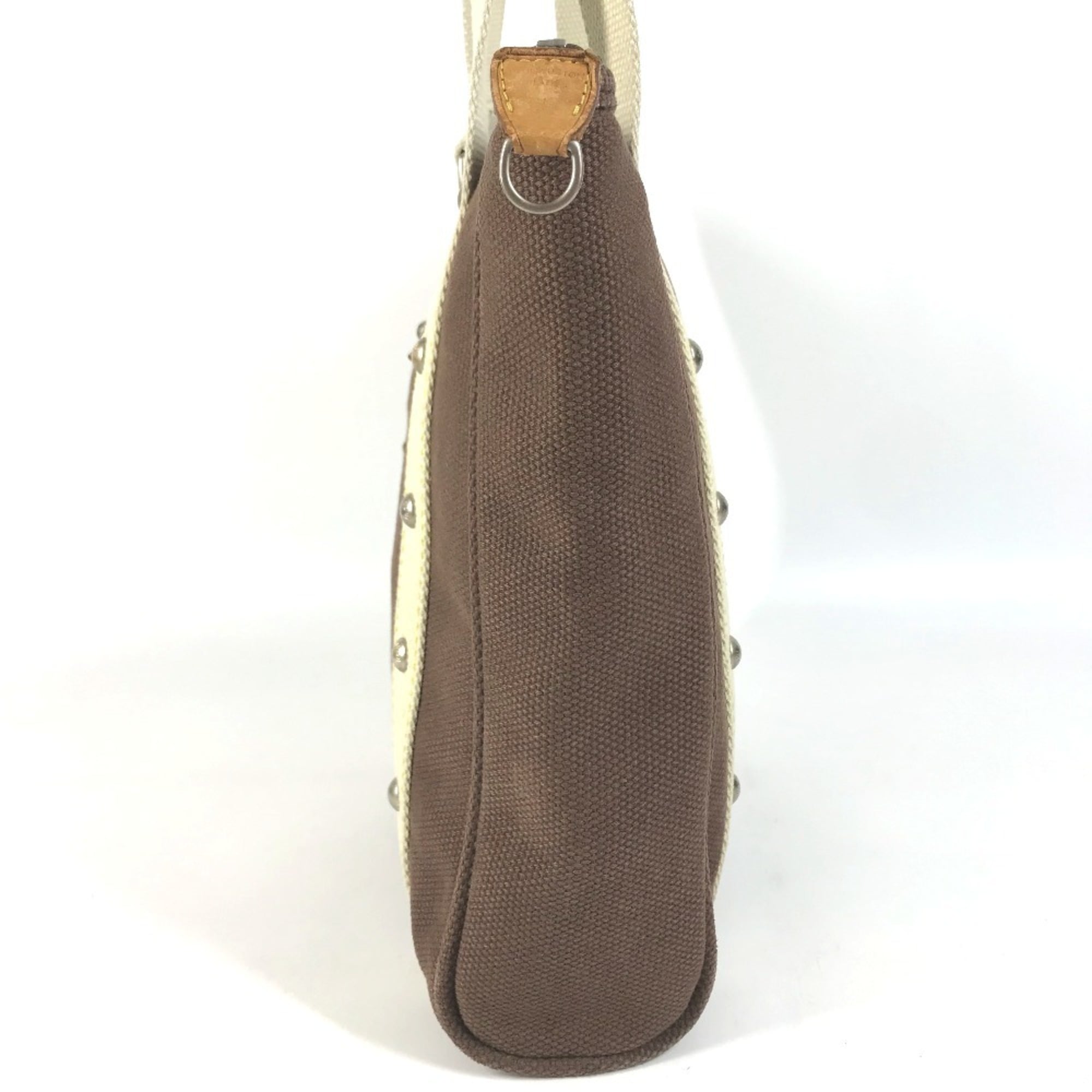 Louis Vuitton Antigua Brown Canvas Shoulder Bag Tote Bag (Pre-Owned)