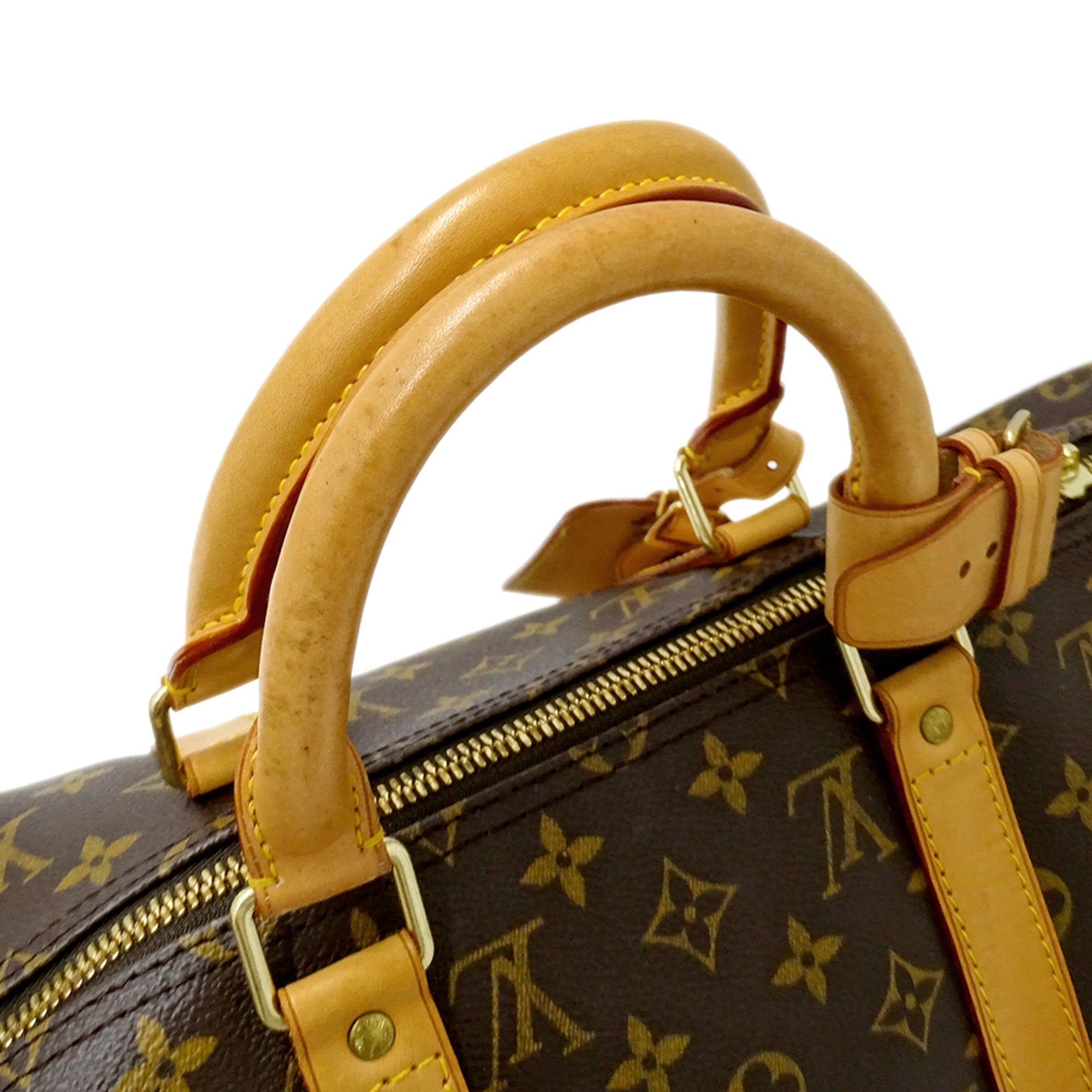 Louis Vuitton Brown Monogram Canvas Boston Bag Handbag (Pre-Owned)