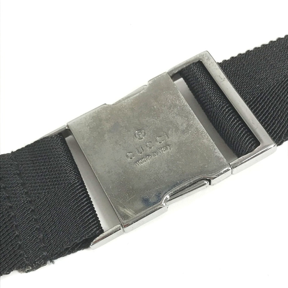 Gucci Black Gg Canvas Leather Fanny Pack (Pre-Owned)