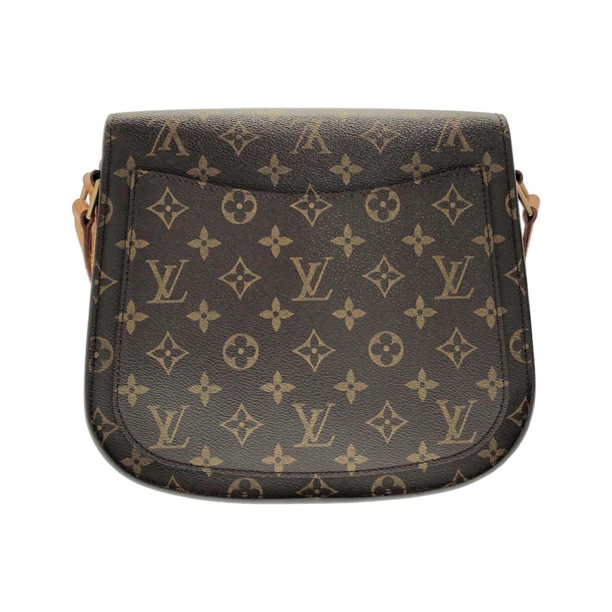 Louis Vuitton Monogram Marron Coated Canvas Shoulder Bag (Pre-Owned)