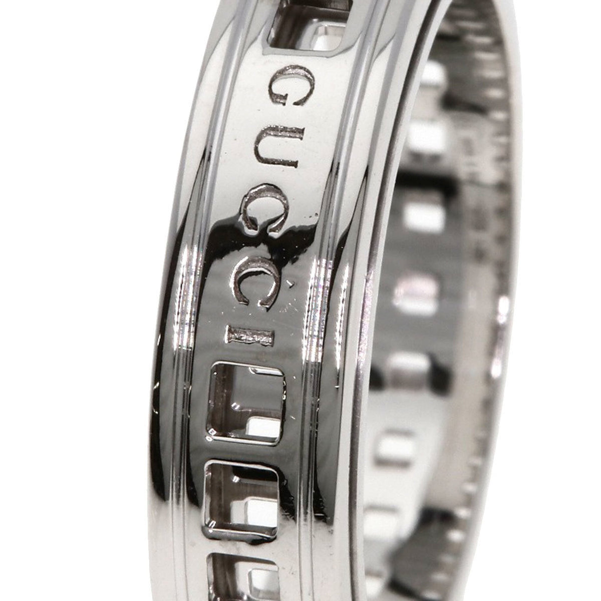 Gucci White Gold (18K) Band Ring (Pre-Owned)