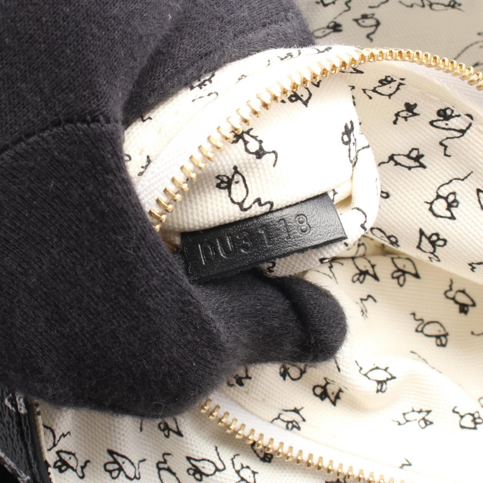 Louis Vuitton Black Multi-Color White Epi Leather Coated Canvas Handbag Shoulder Bag (Pre-Owned)
