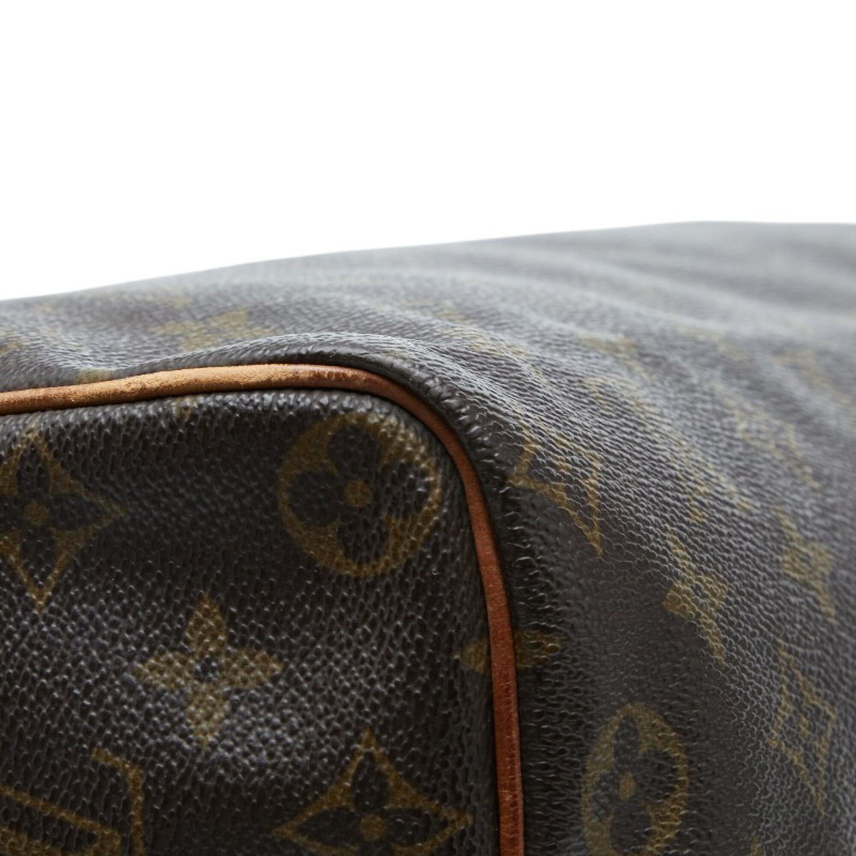 Louis Vuitton Brown Pvc Leather Boston Bag Handbag (Pre-Owned)