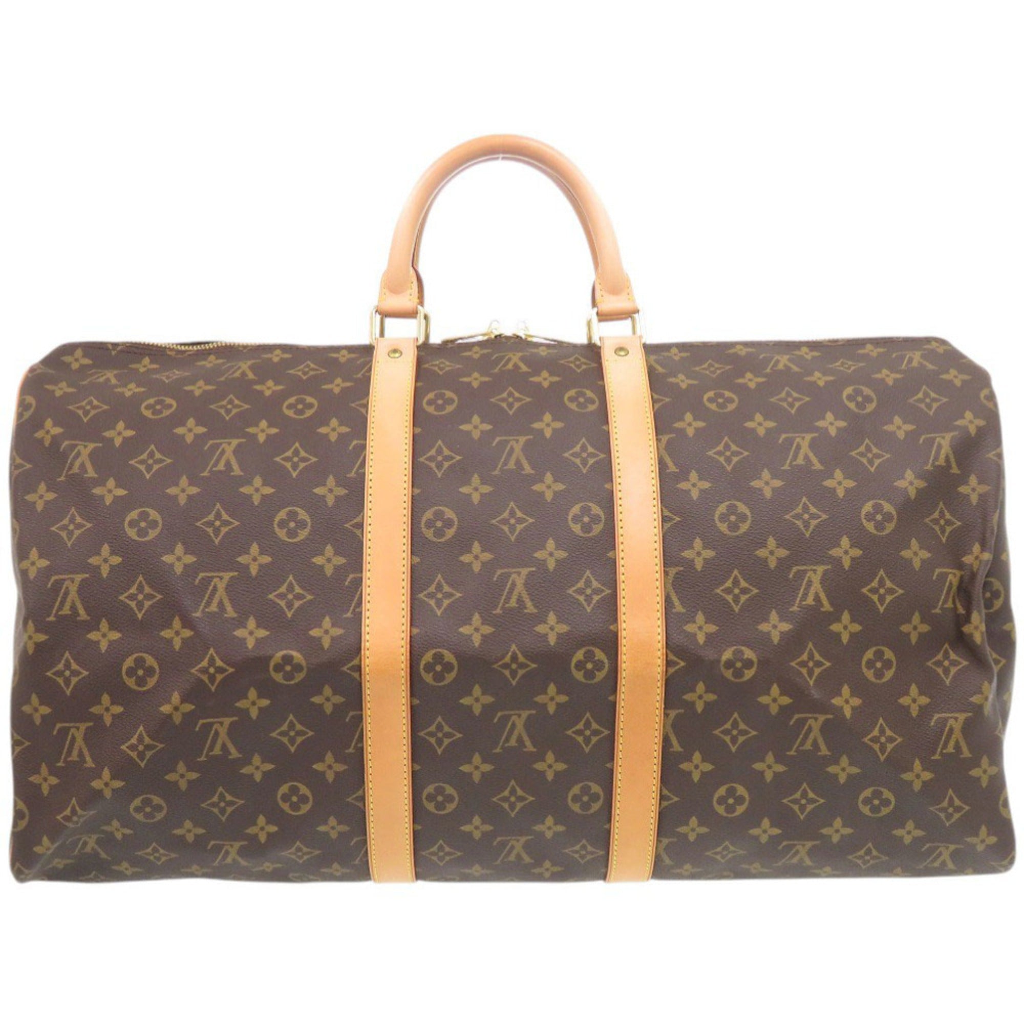 Louis Vuitton Monogram Brown Monogram Canvas Boston Bag (Pre-Owned)