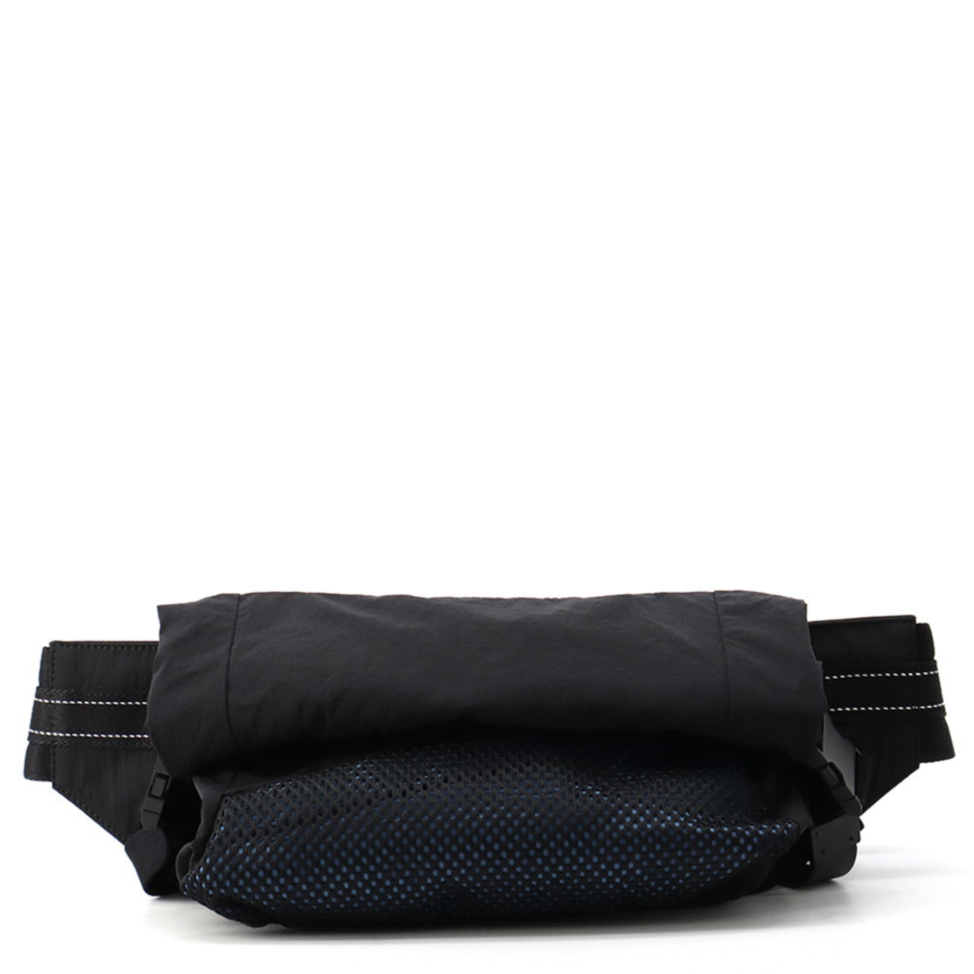 Bottega Veneta Black Blue Mesh Handbag Sling Bag (Pre-Owned)