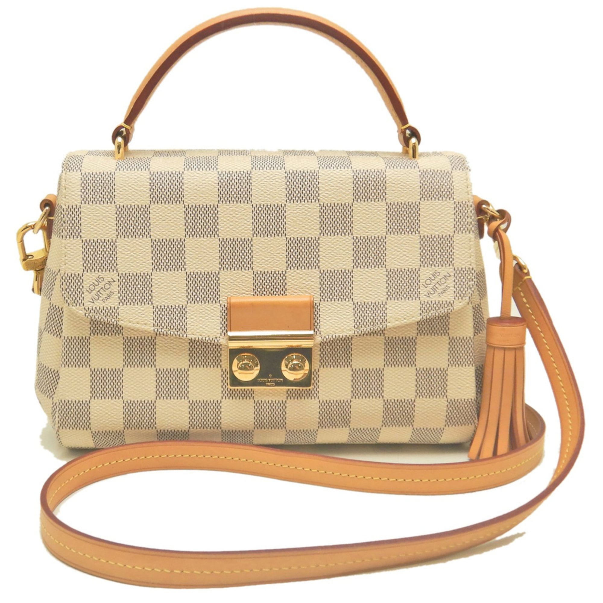 Louis Vuitton Azur Damier Azur Damier Canvas Damier Azur Damier Canvas Handbag (Pre-Owned)