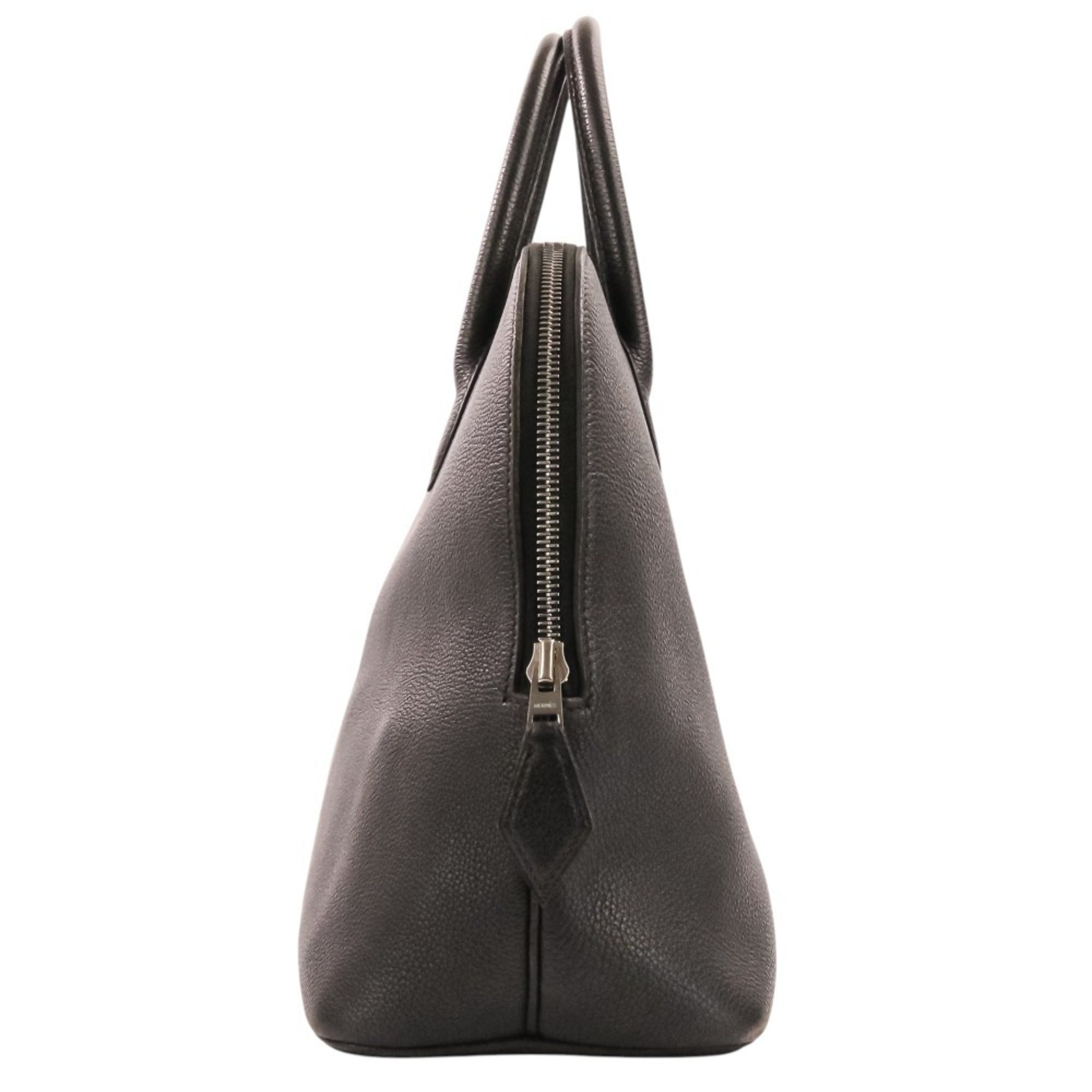 Hermes Black Leather Handbag (Pre-Owned)