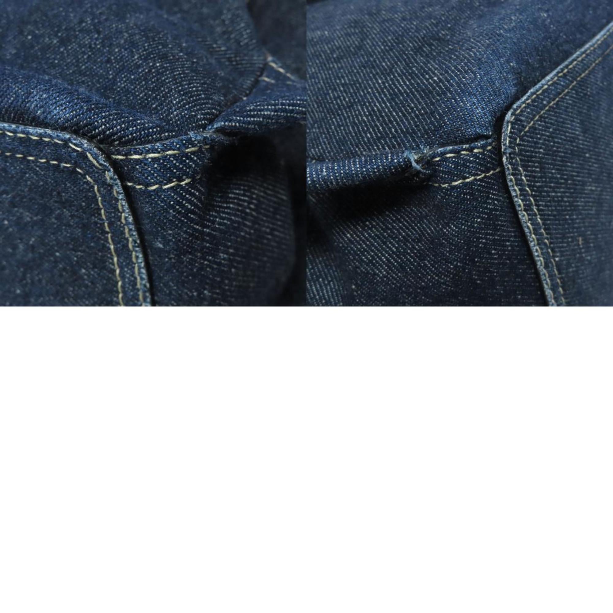 Jimmy Choo Navy Denim Backpack (Pre-Owned)