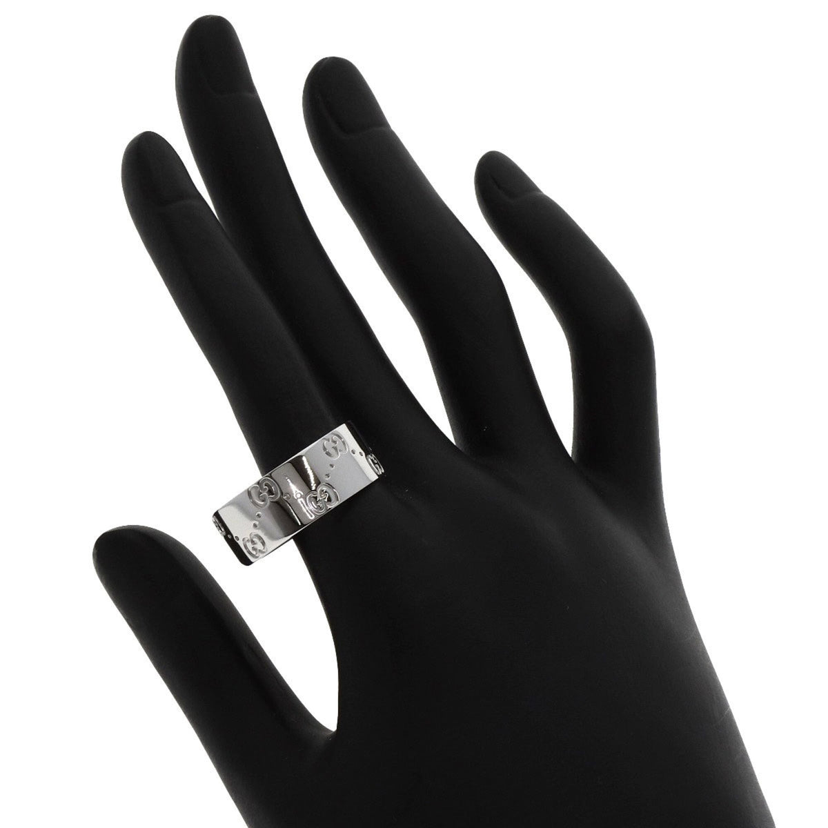 Gucci White Gold (18K) Band Ring (Pre-Owned)