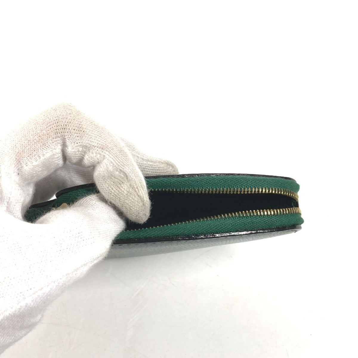 Celine Green Leather Pouch (Pre-Owned)