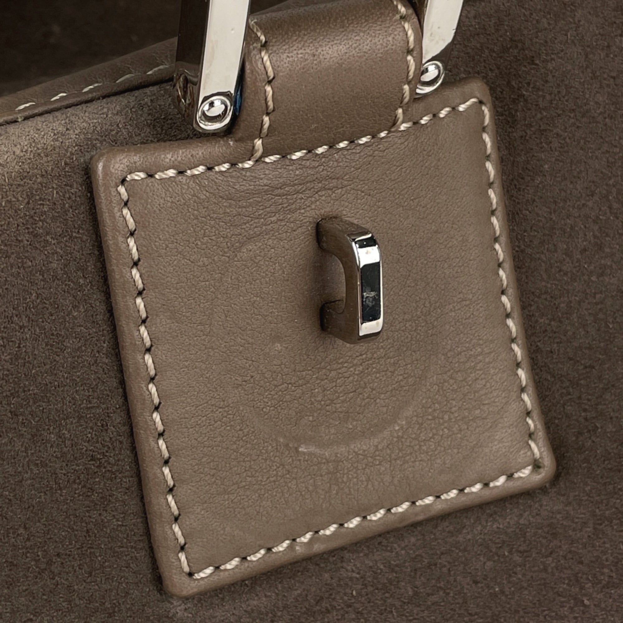 Loewe Amazona Brown Suede Leather Handbag (Pre-Owned)