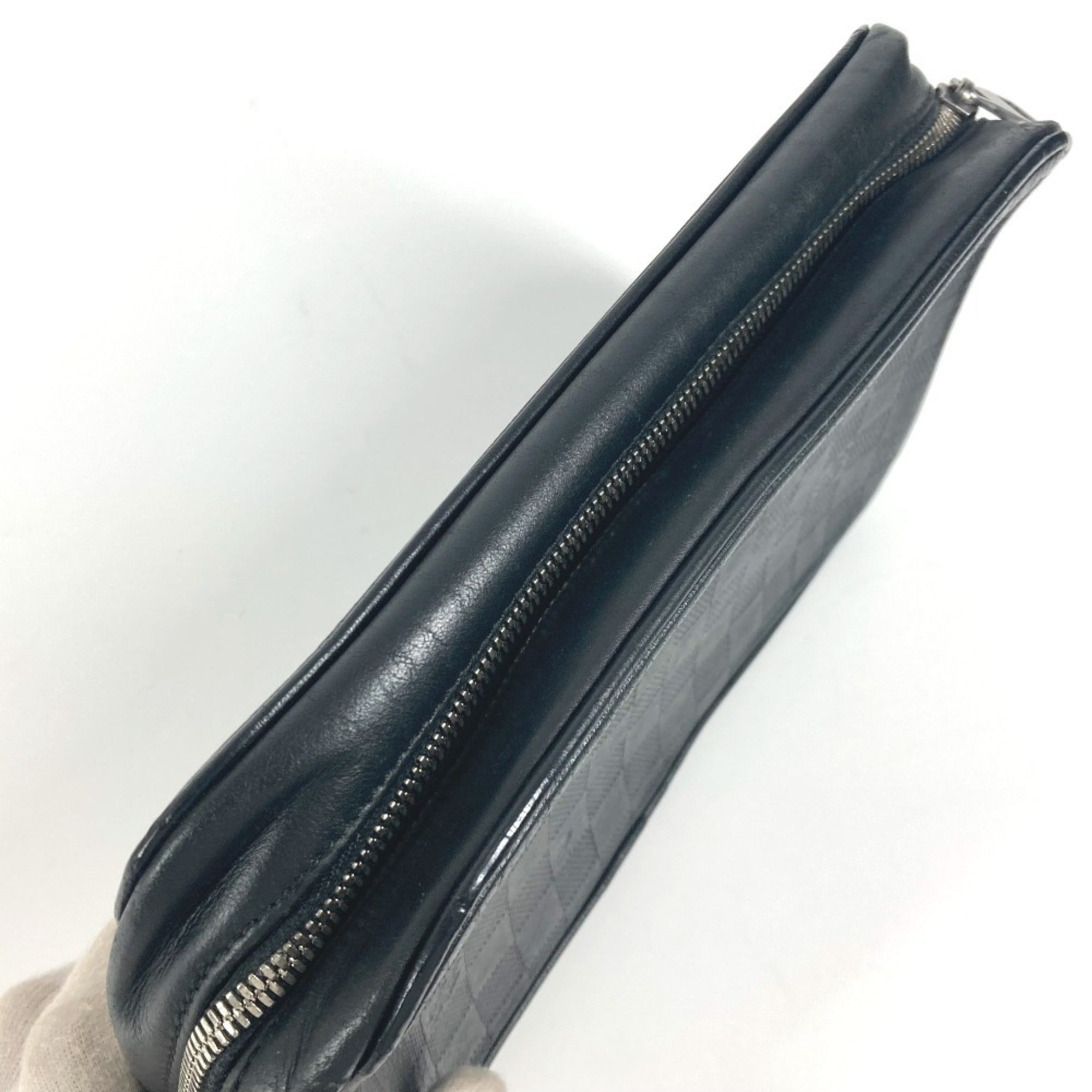 Louis Vuitton Damier Infini Black Onyx Damier Infini Clutch Bag (Pre-Owned)