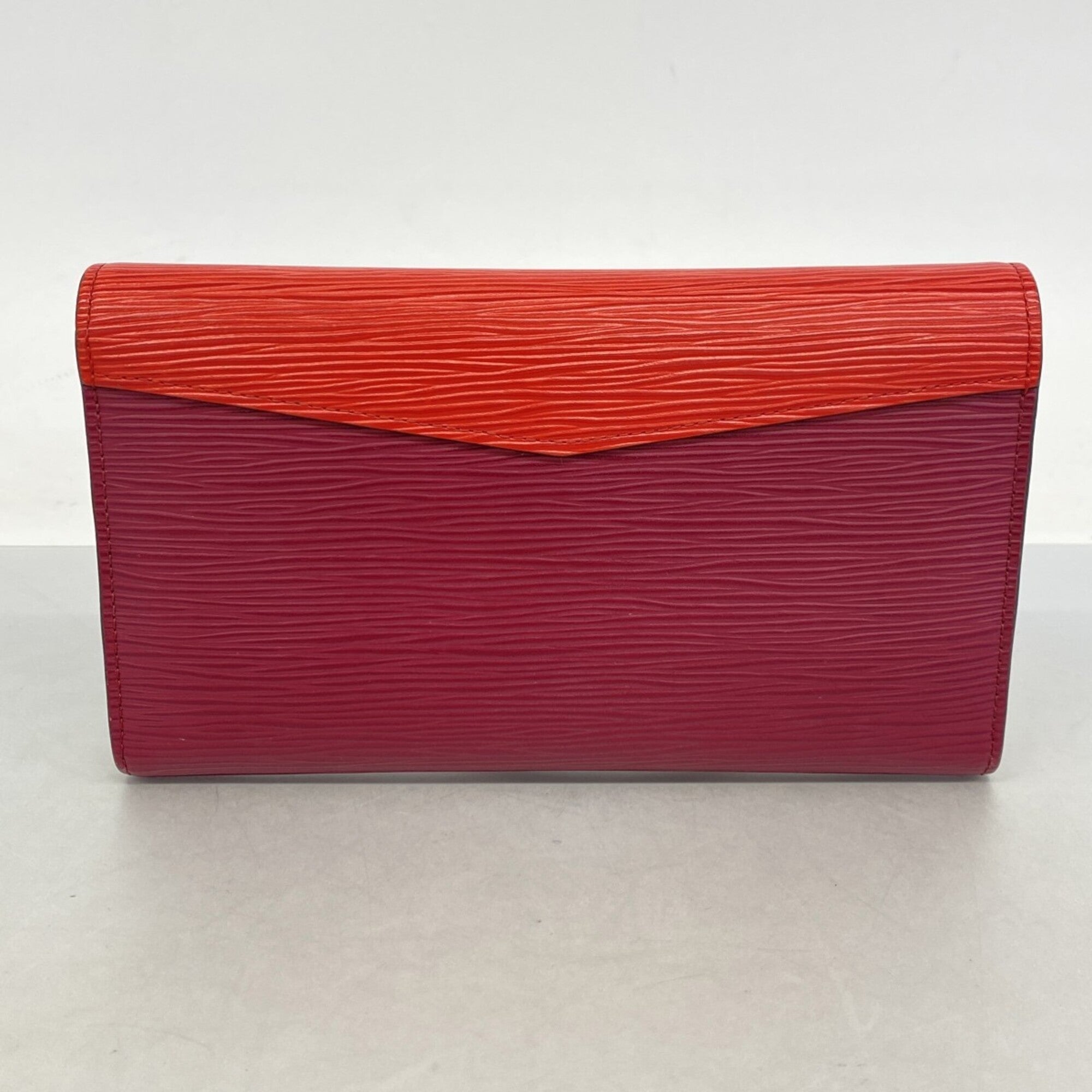 Louis Vuitton Pink Red Color Chain/Shoulder Wallet (Pre-Owned)