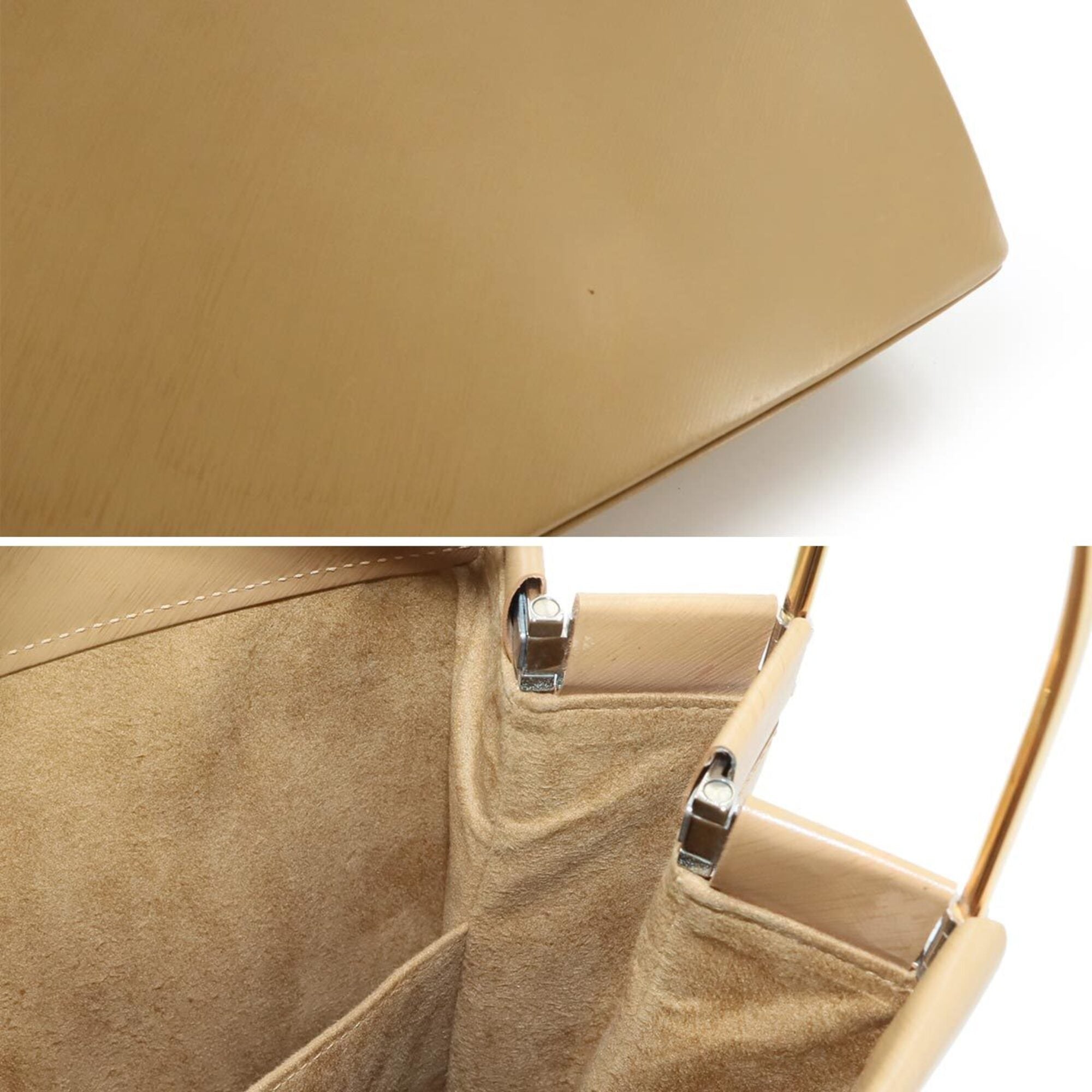 Cartier Light Brown Leather Handbag (Pre-Owned)