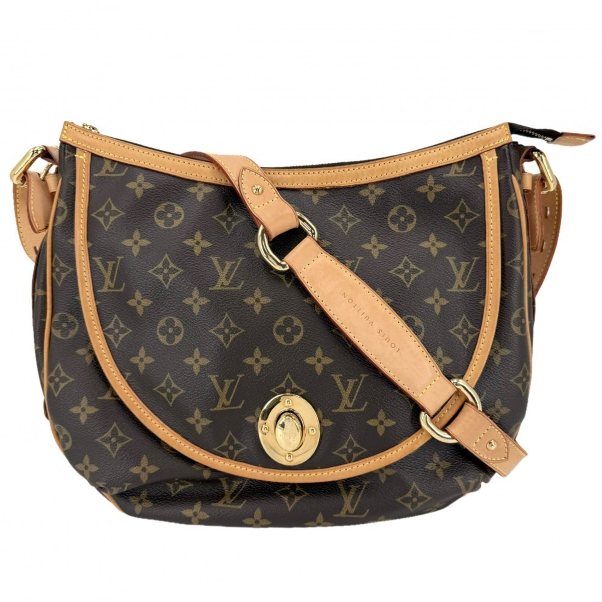 Louis Vuitton Brown Monogram Canvas Shoulder Bag (Pre-Owned)