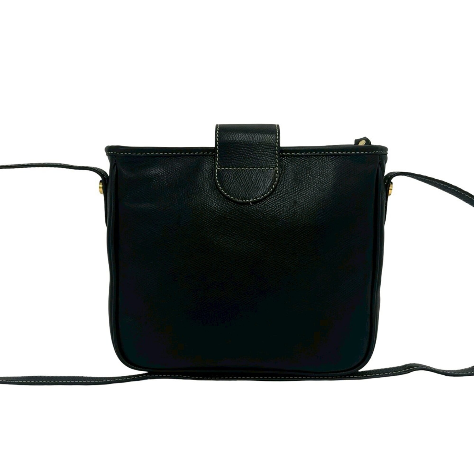 Loewe Black Leather Shoulder Bag Tote Bag (Pre-Owned)