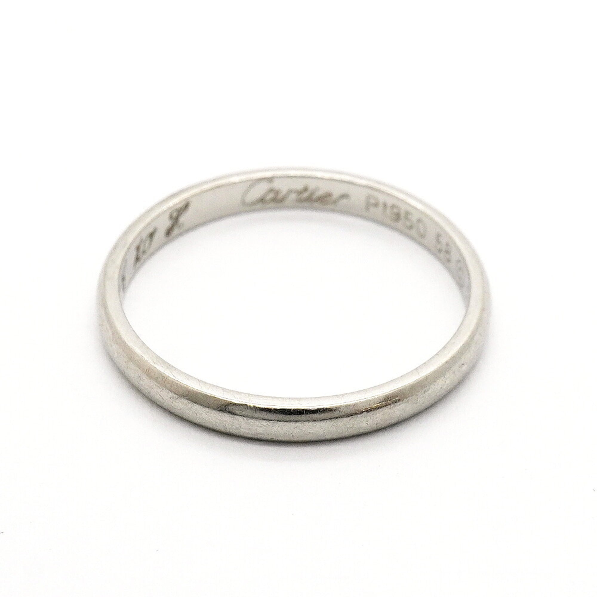 Cartier Platinum 950 Band Ring (Pre-Owned)