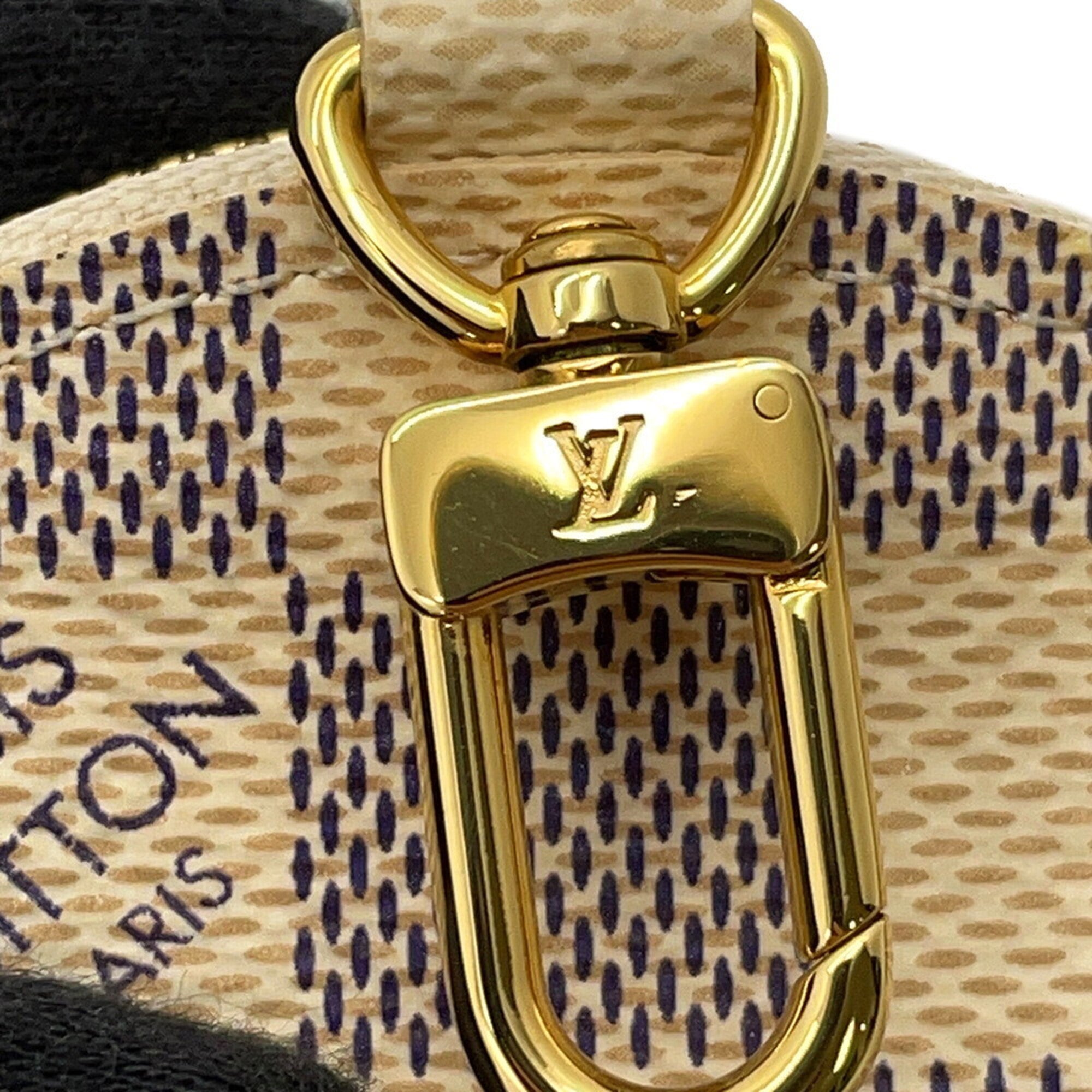 Louis Vuitton Damier Azur Damier Azur Coin Purse/Coin Case (Pre-Owned)