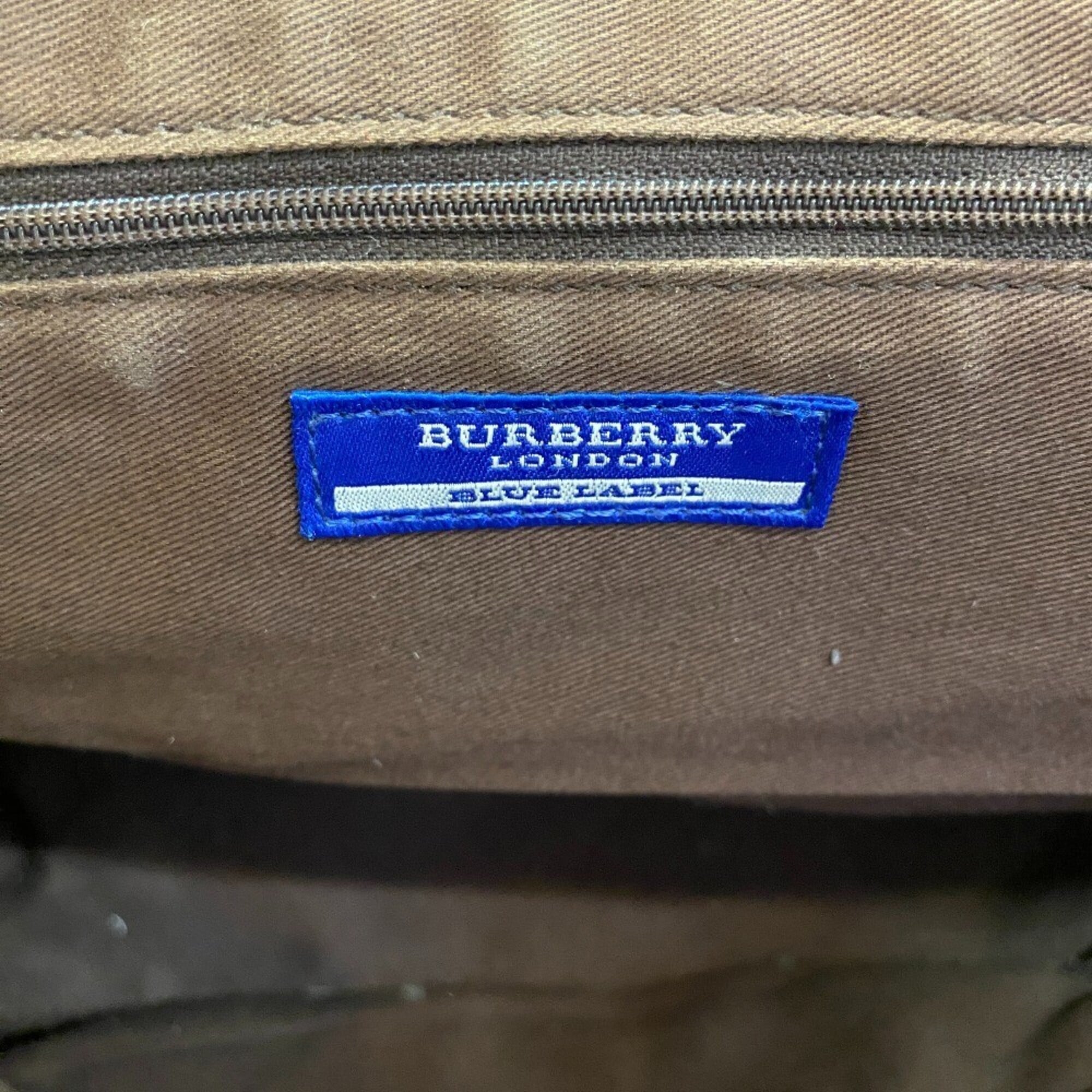 Burberry Green Khaki Nylon Tote Bag (Pre-Owned)