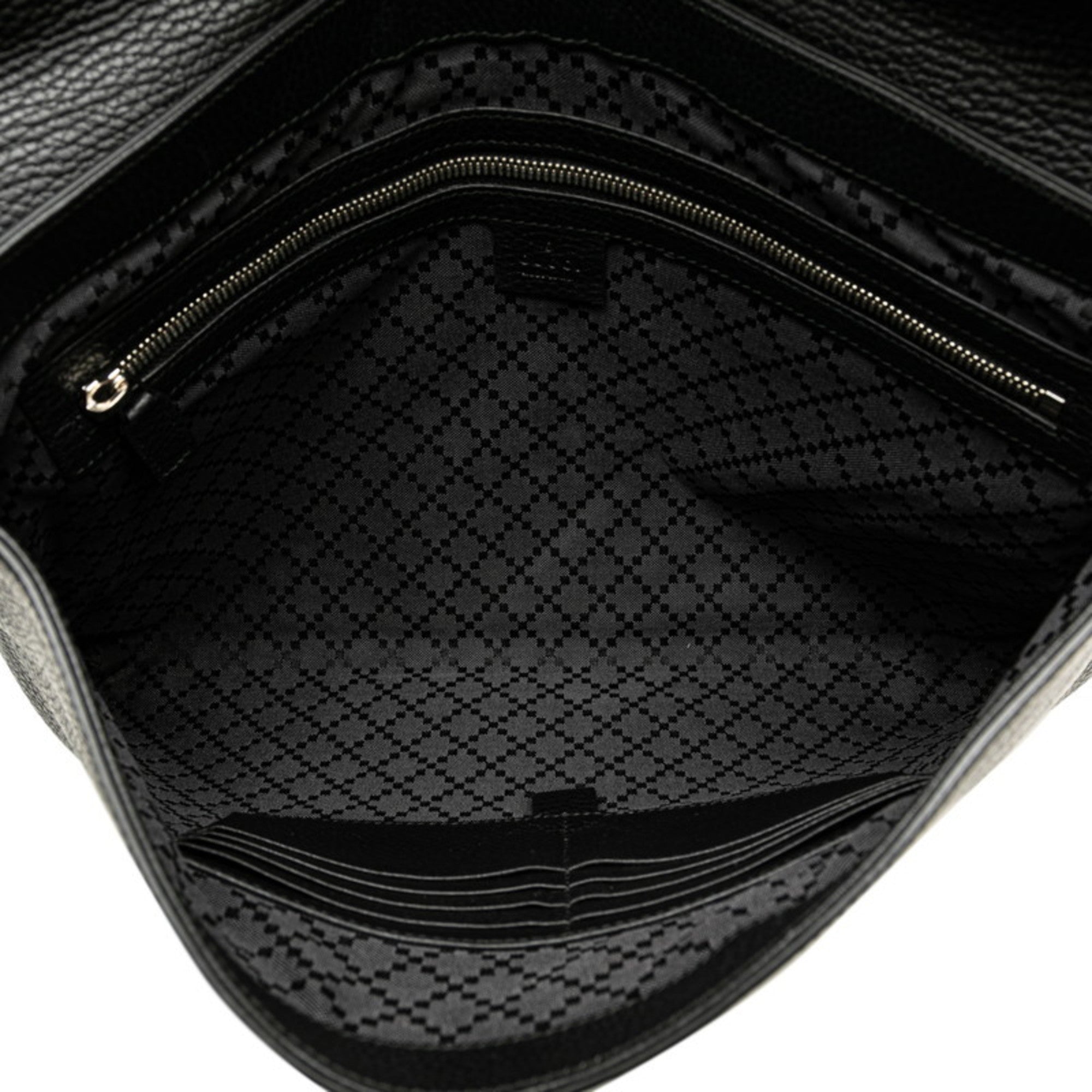 Gucci Black Leather Clutch Bag (Pre-Owned)