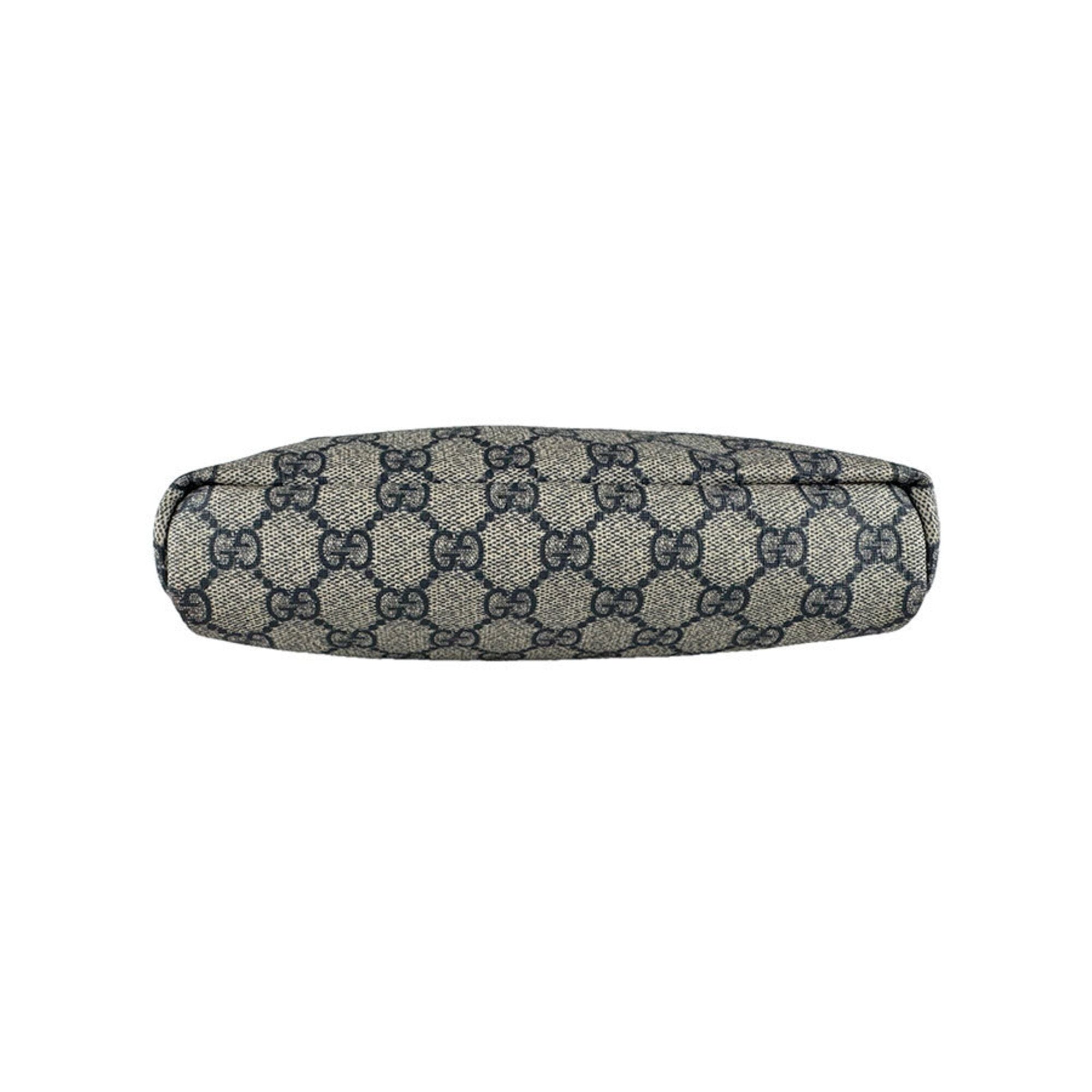 Gucci Navy Gg Supreme Shoulder Bag (Pre-Owned)