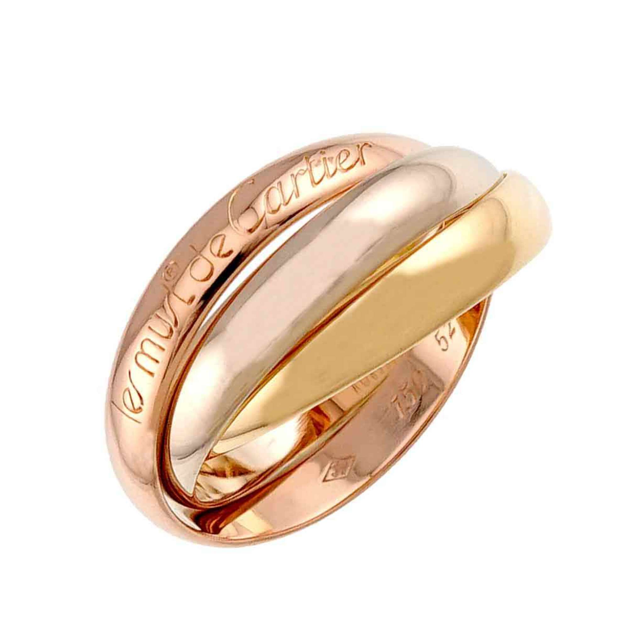 Cartier Yellow Gold (18K) Pink Gold (18K) White Gold (18K) Band Ring (Pre-Owned)