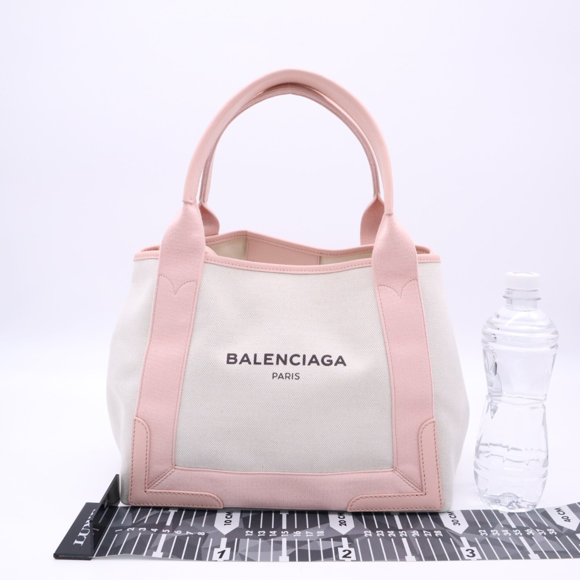 Balenciaga Ivory Pink Canvas Handbag (Pre-Owned)
