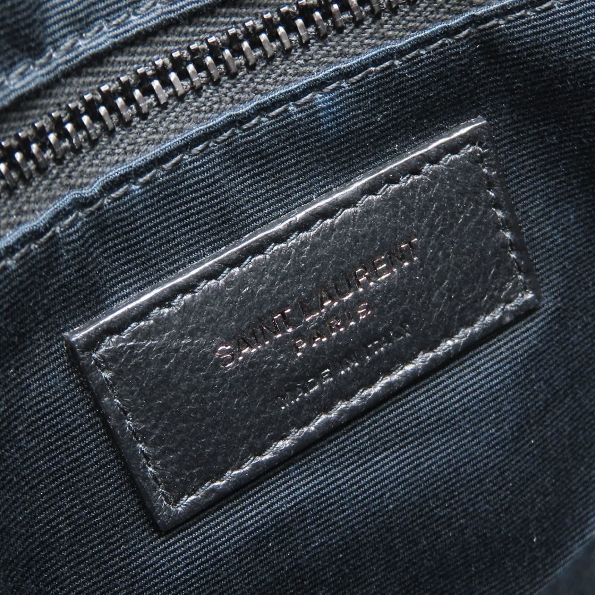 Yves Saint Laurent Black Leather Shoulder Bag (Pre-Owned)