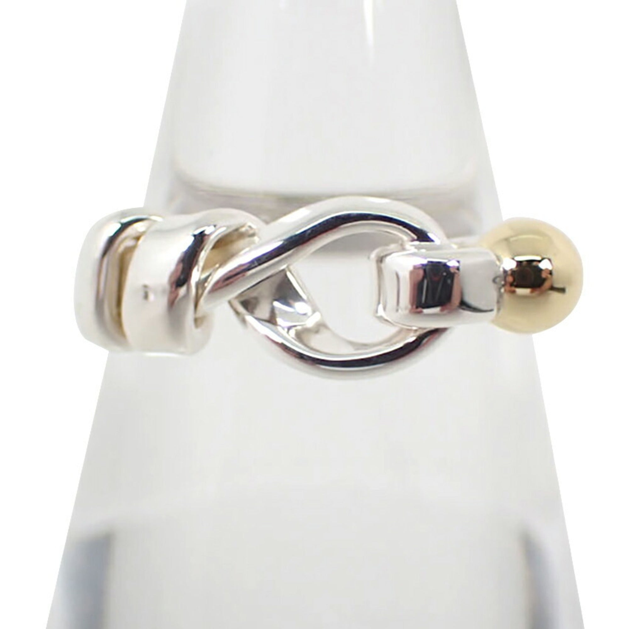 Tiffany Yellow Gold (18K) Sterling Silver 925 Band Ring (Pre-Owned)