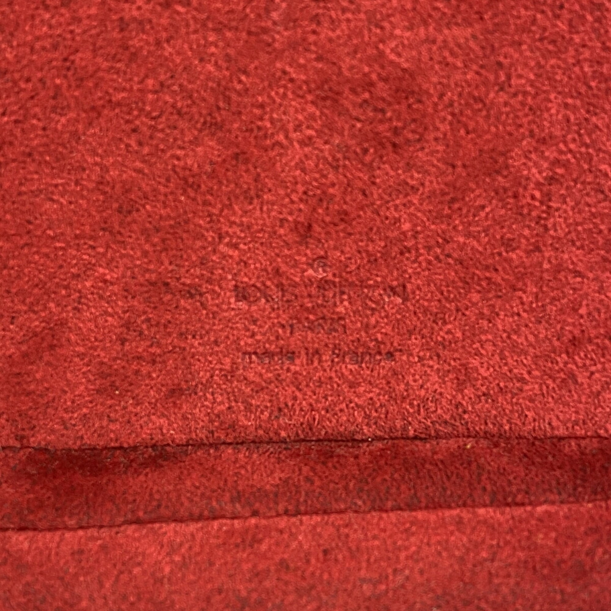 Louis Vuitton Castilian Red Handbag (Pre-Owned)