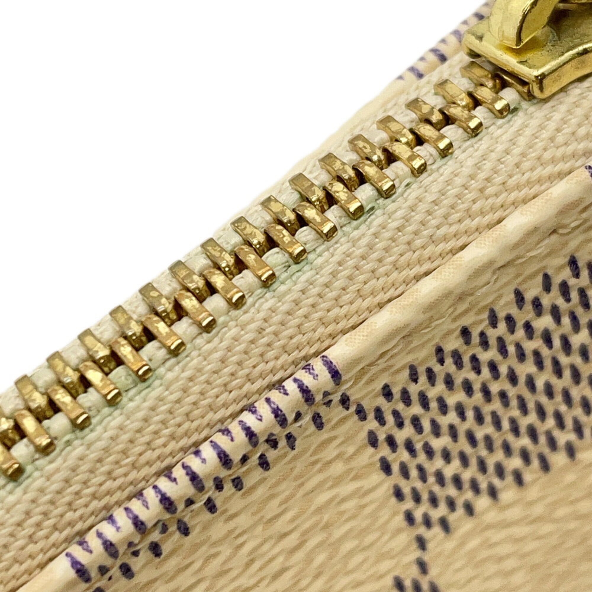 Louis Vuitton Damier Azur Pink Damier Azur Handbag Pochette (Pre-Owned)