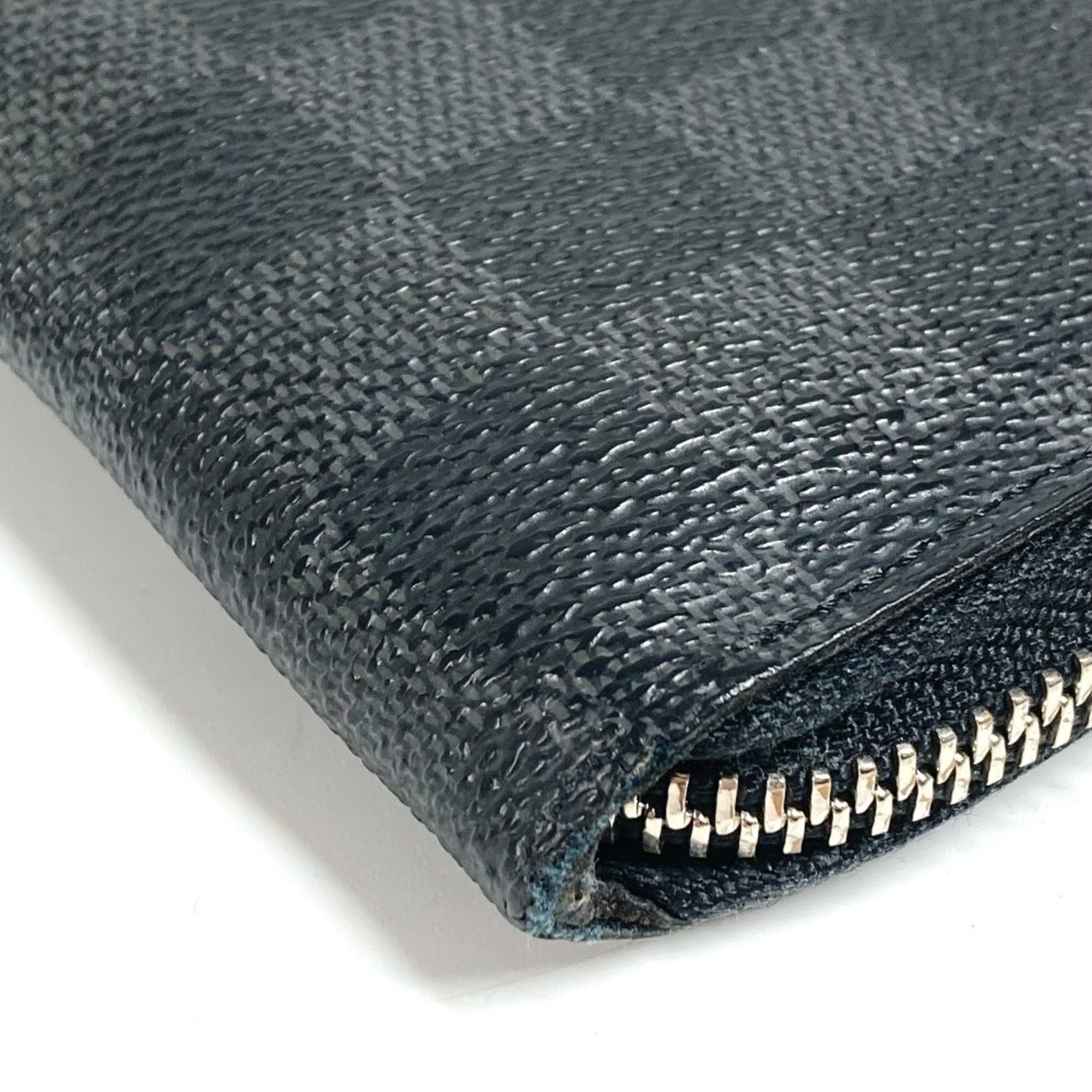 Louis Vuitton Damier Graphite Black Damier Graphite Long Wallet (Bi-Fold) (Pre-Owned)