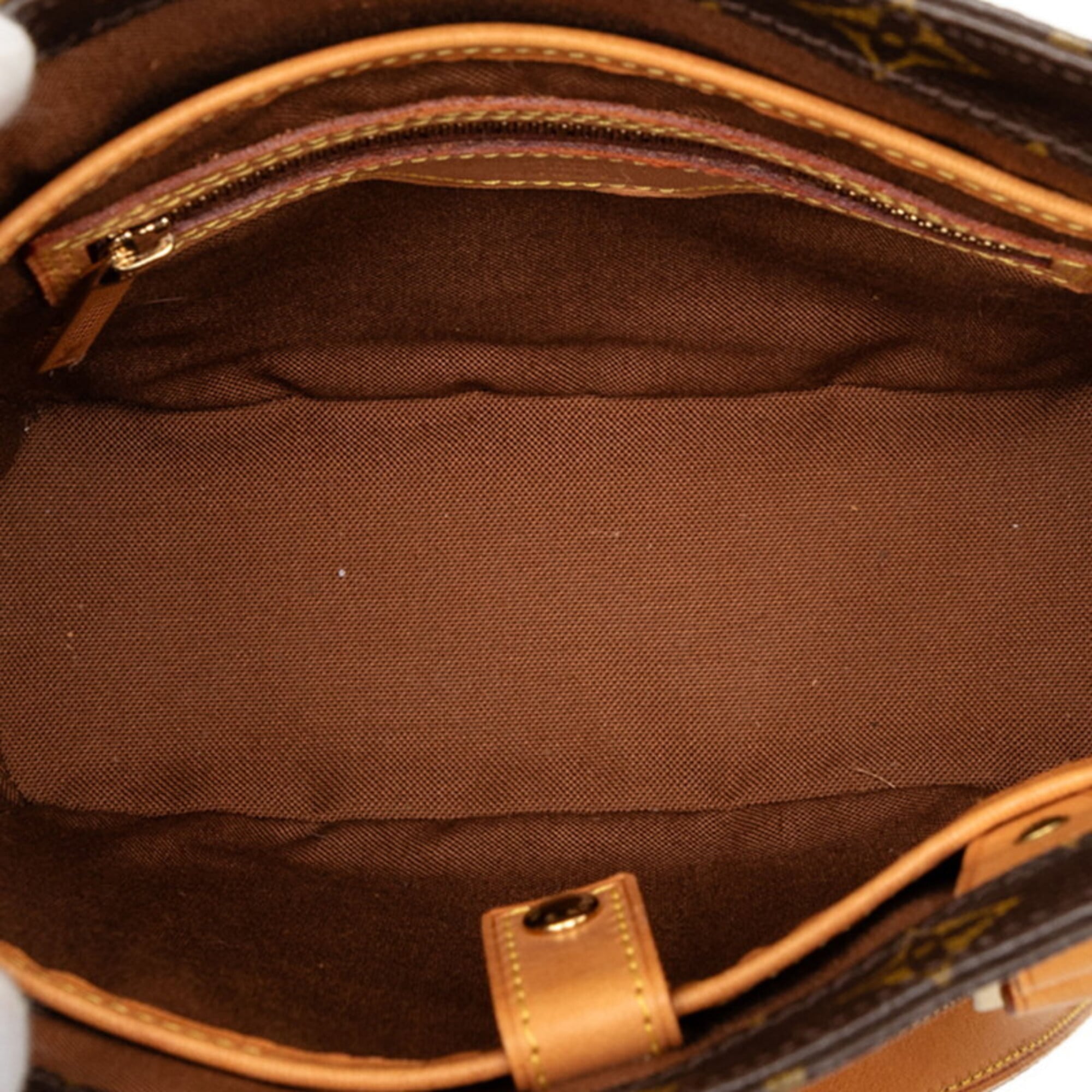 Louis Vuitton Monogram Brown Pvc Leather Handbag Tote Bag (Pre-Owned)