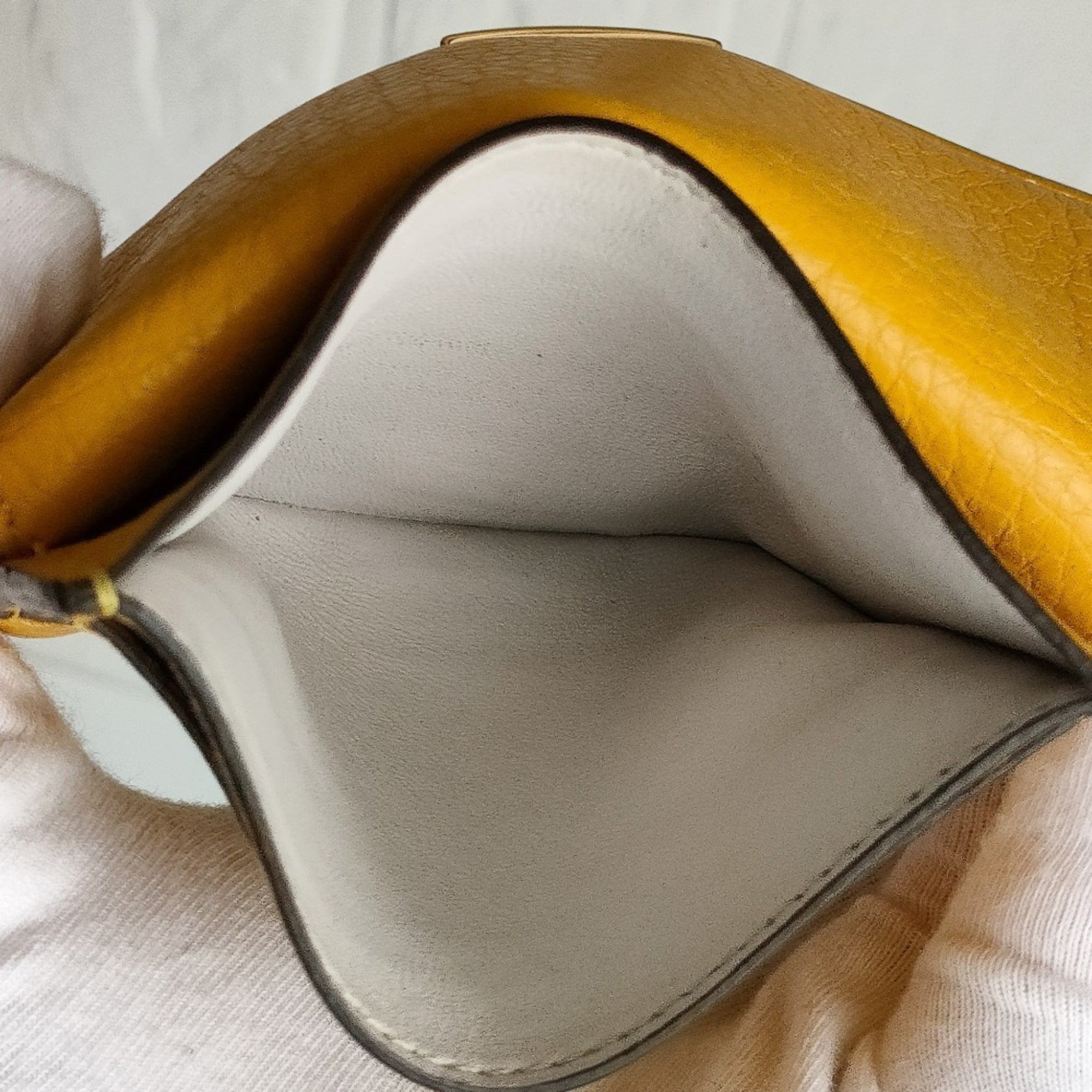 Fendi Yellow Leather Wallet (Bi-Fold) (Pre-Owned)
