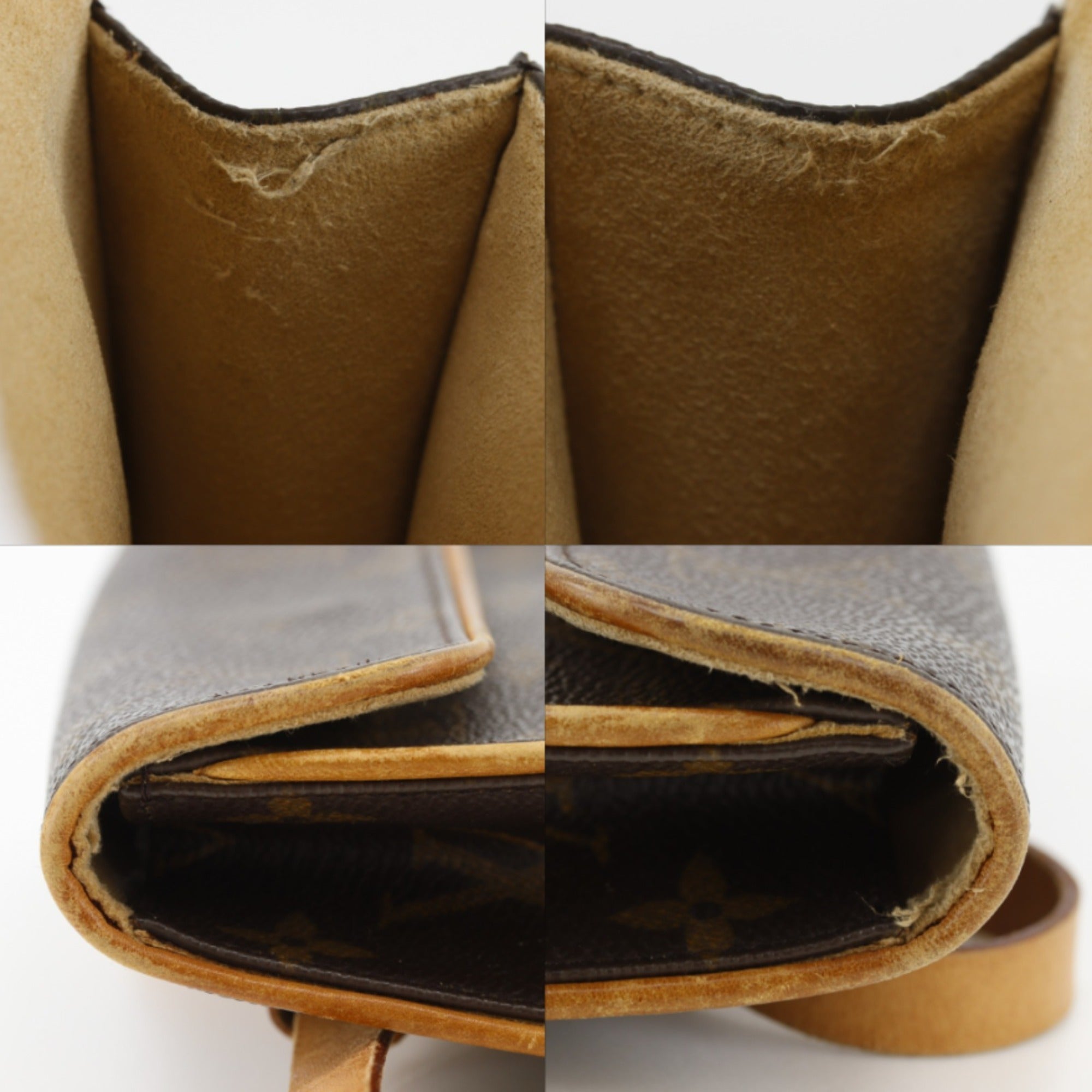 Louis Vuitton Brown Monogram Canvas Fanny Pack Pochette Pouch (Pre-Owned)