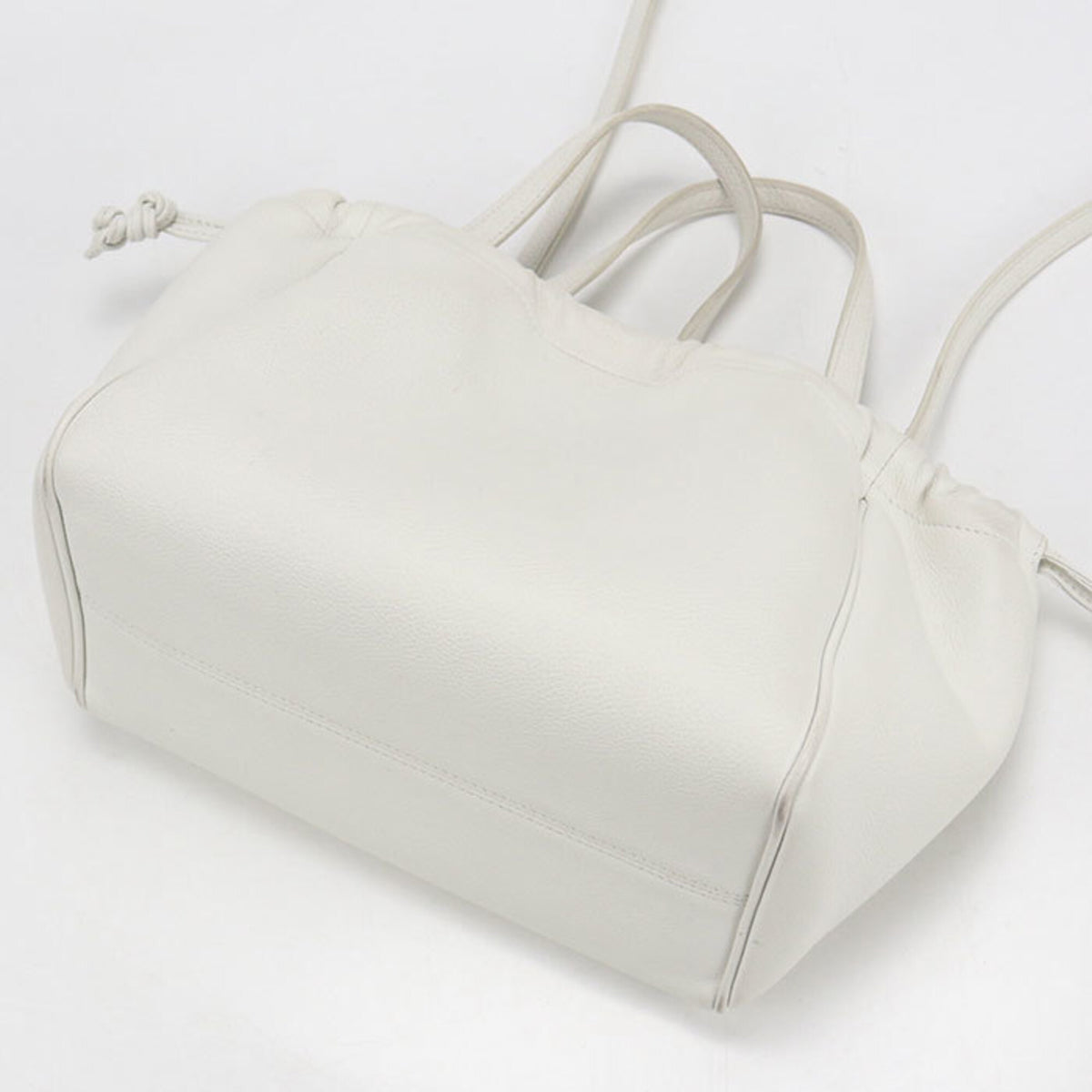 Celine White Leather Handbag (Pre-Owned)