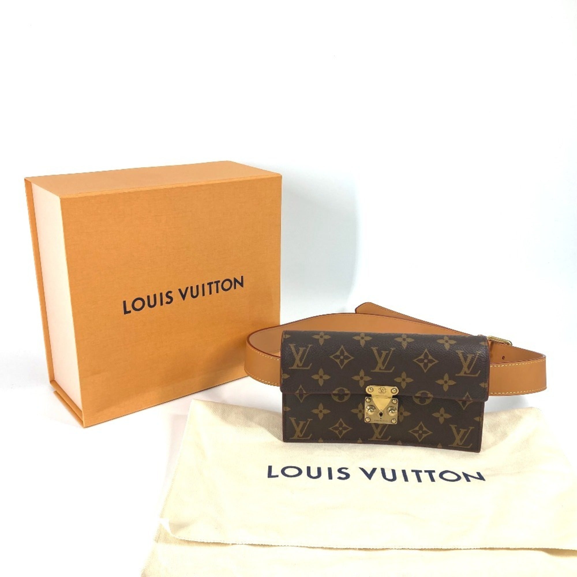 Louis Vuitton Brown Monogram Fanny Pack Shoulder Bag (Pre-Owned)