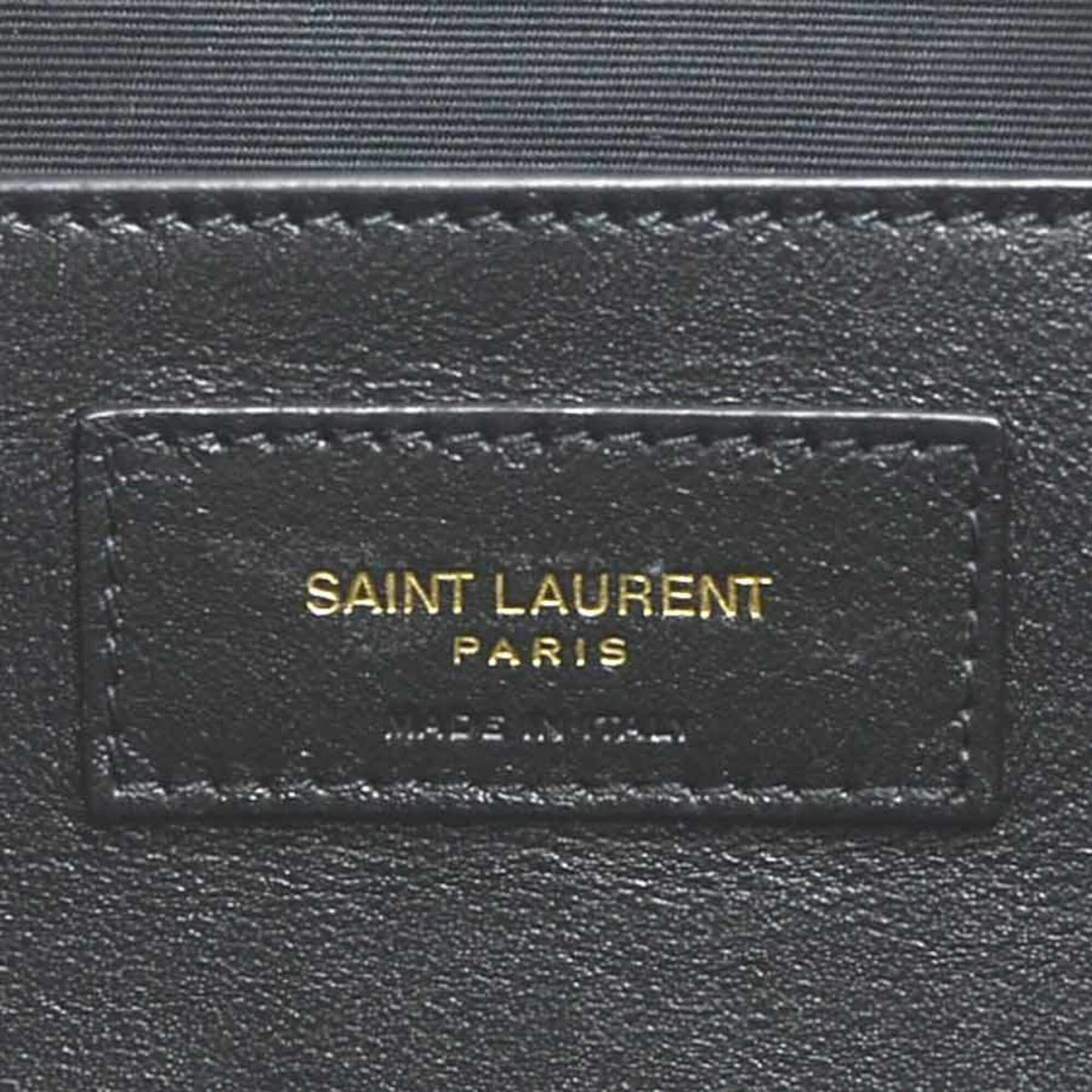 Saint Laurent Khaki Brown Leather Shoulder Bag (Pre-Owned)