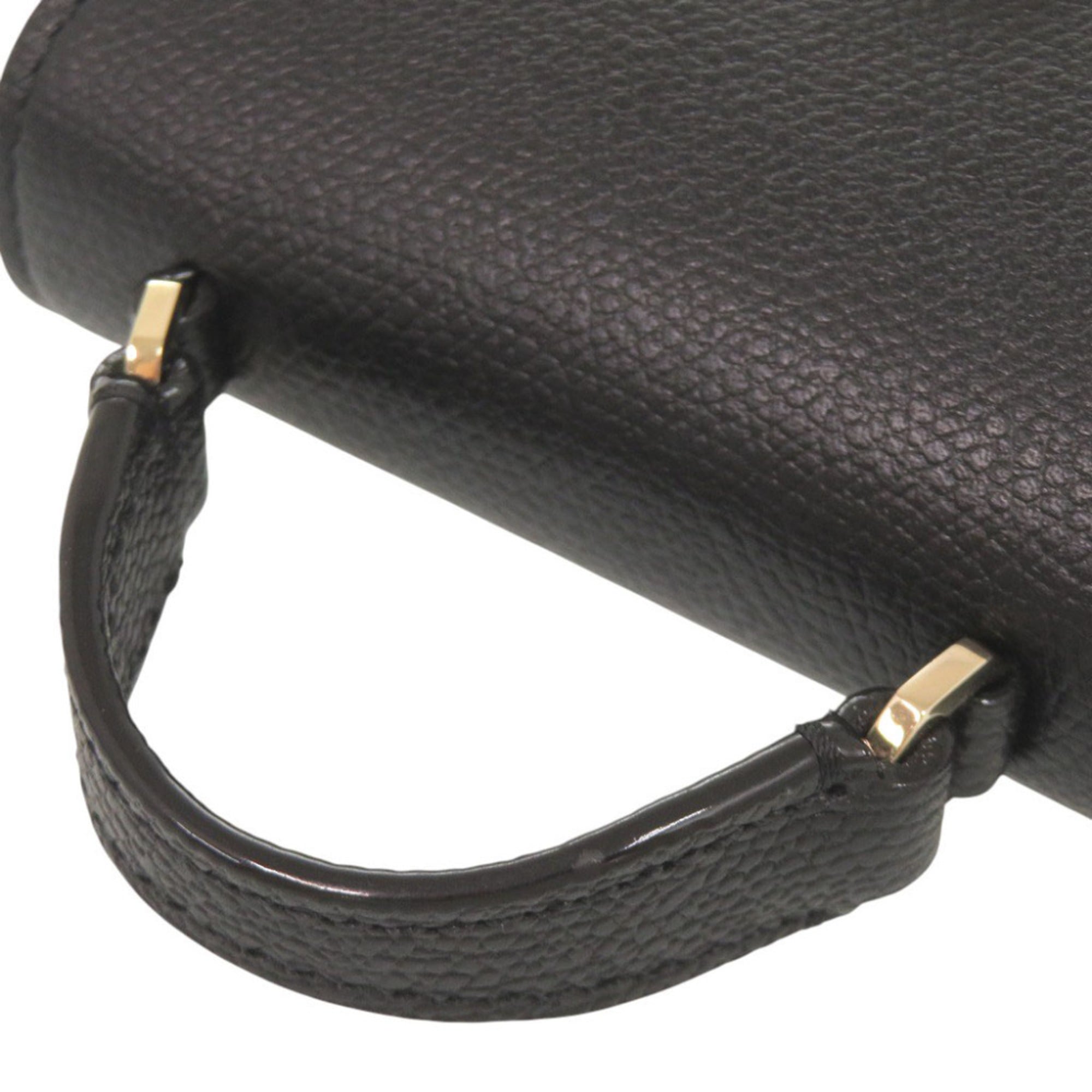 Valextra Black Leather Fanny Pack Shoulder Bag (Pre-Owned)