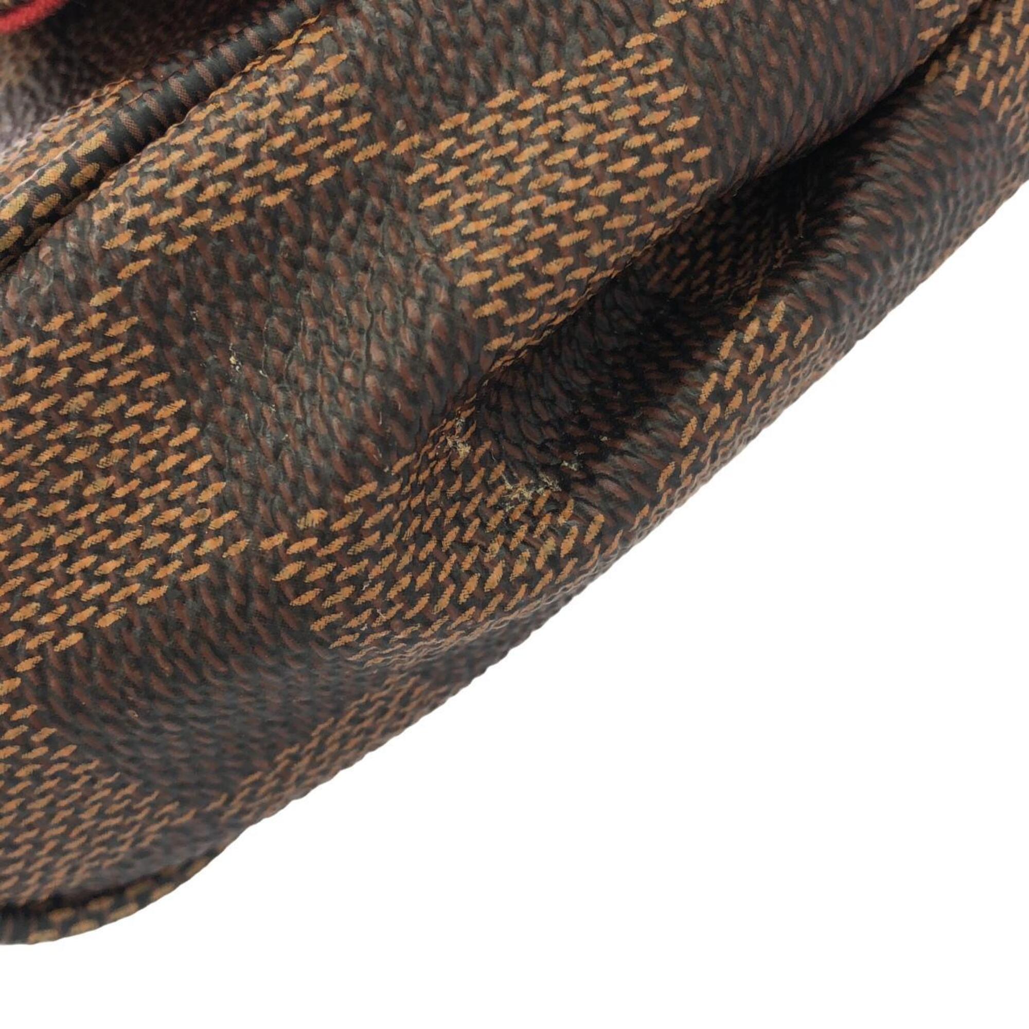 Louis Vuitton Brown Coated Canvas Shoulder Bag (Pre-Owned)