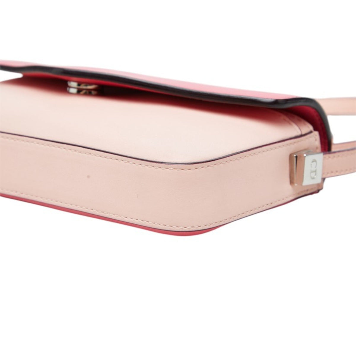 Christian Dior Pink Leather Shoulder Bag (Pre-Owned)